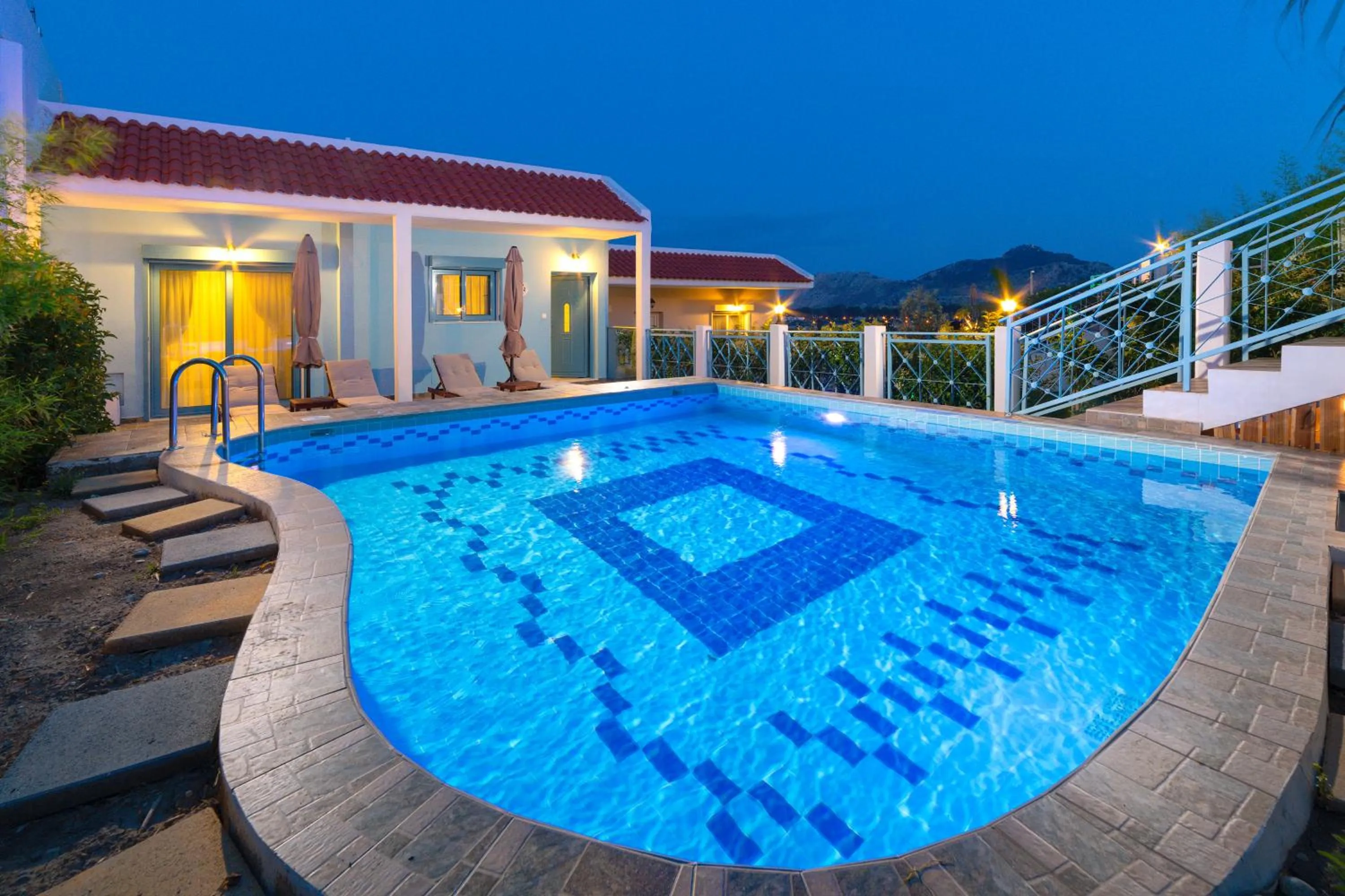 Swimming pool in Kolymbia Village