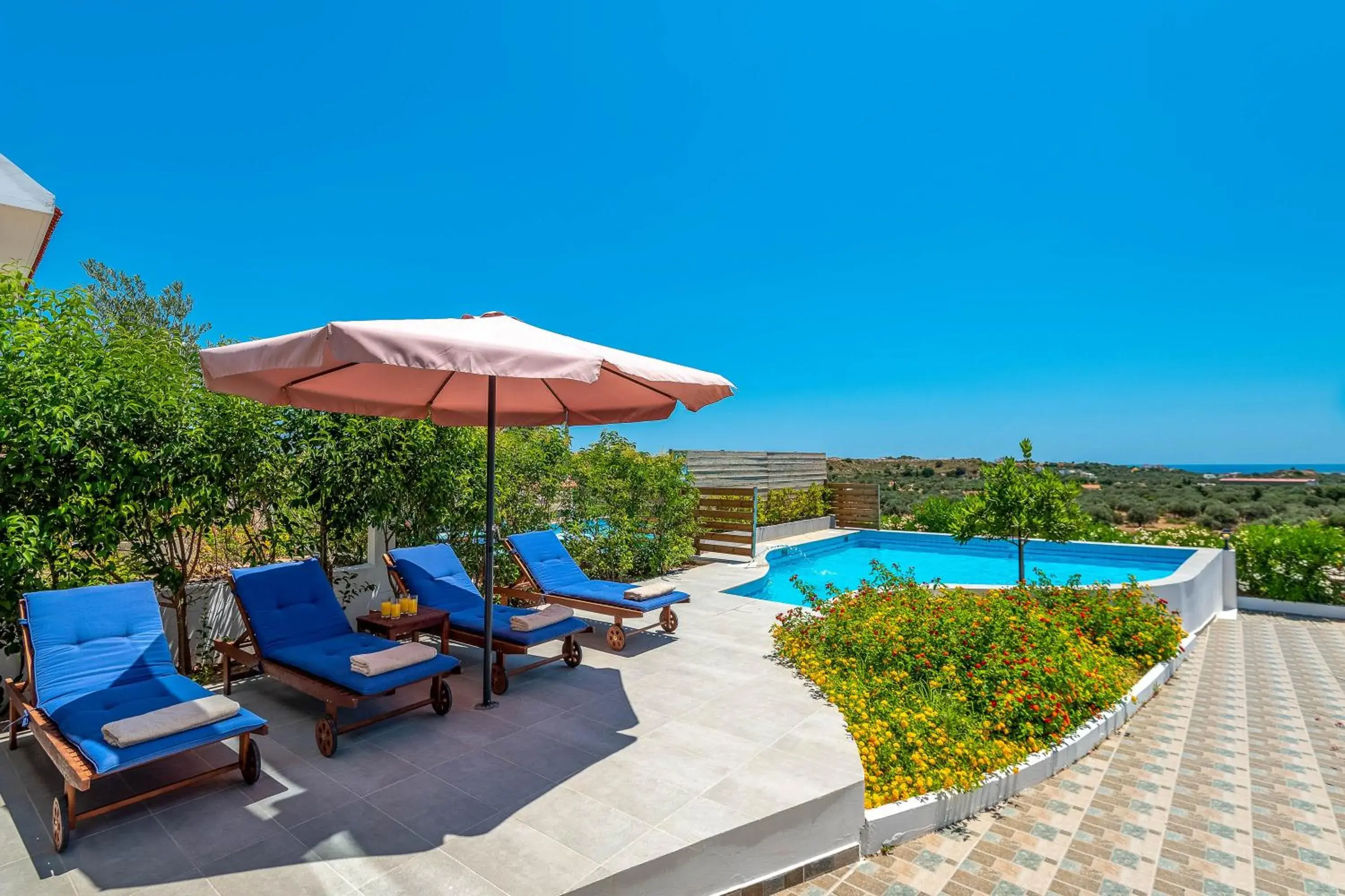 Swimming pool in Kolymbia Village Swimming pool in Kolymbia Village