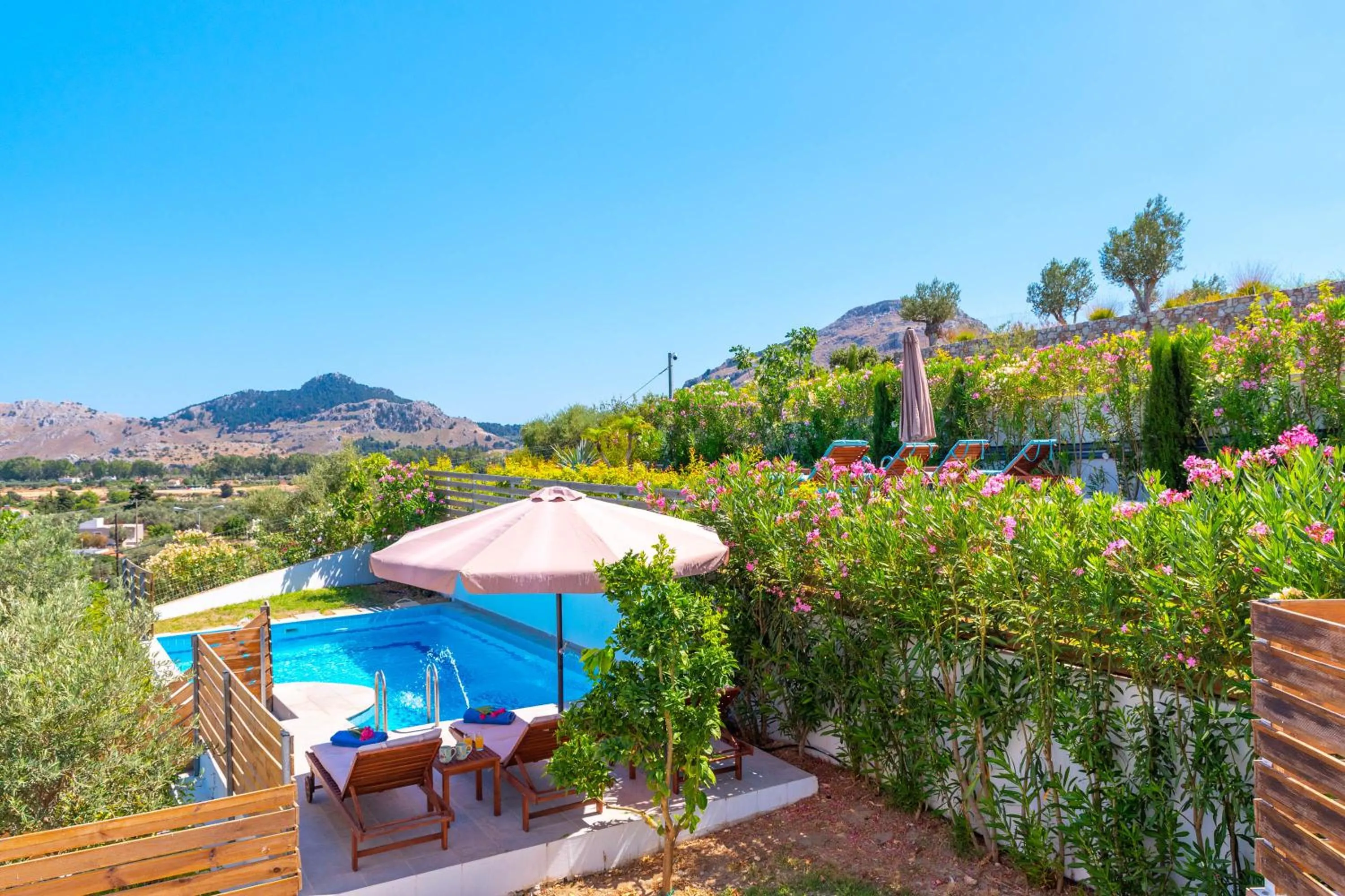 Swimming pool in Kolymbia Village