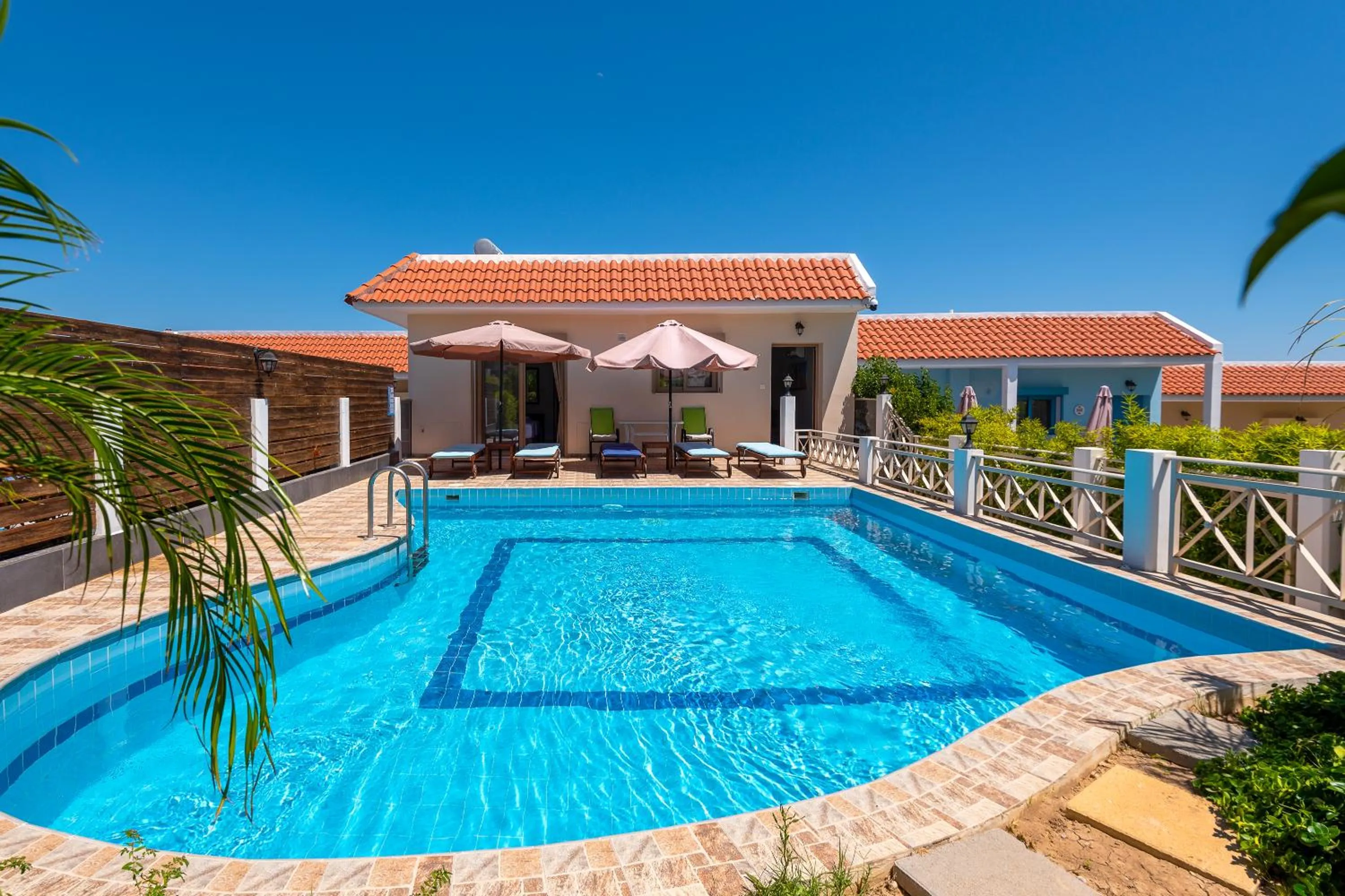 Swimming pool in Kolymbia Village