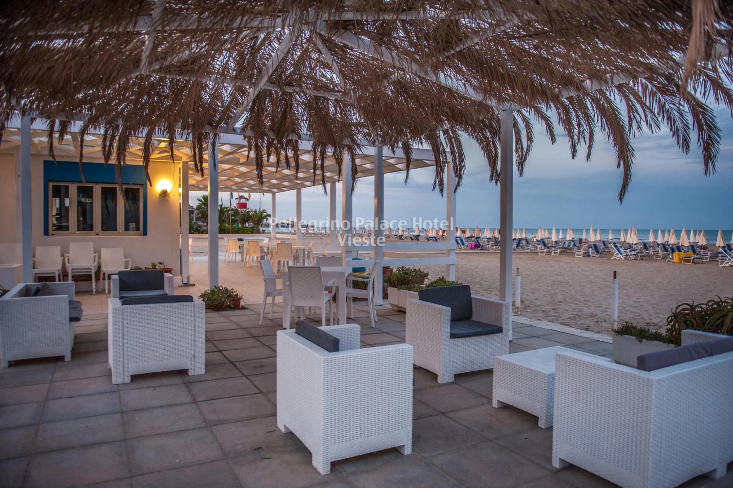 Beach in Pellegrino Palace Hotel