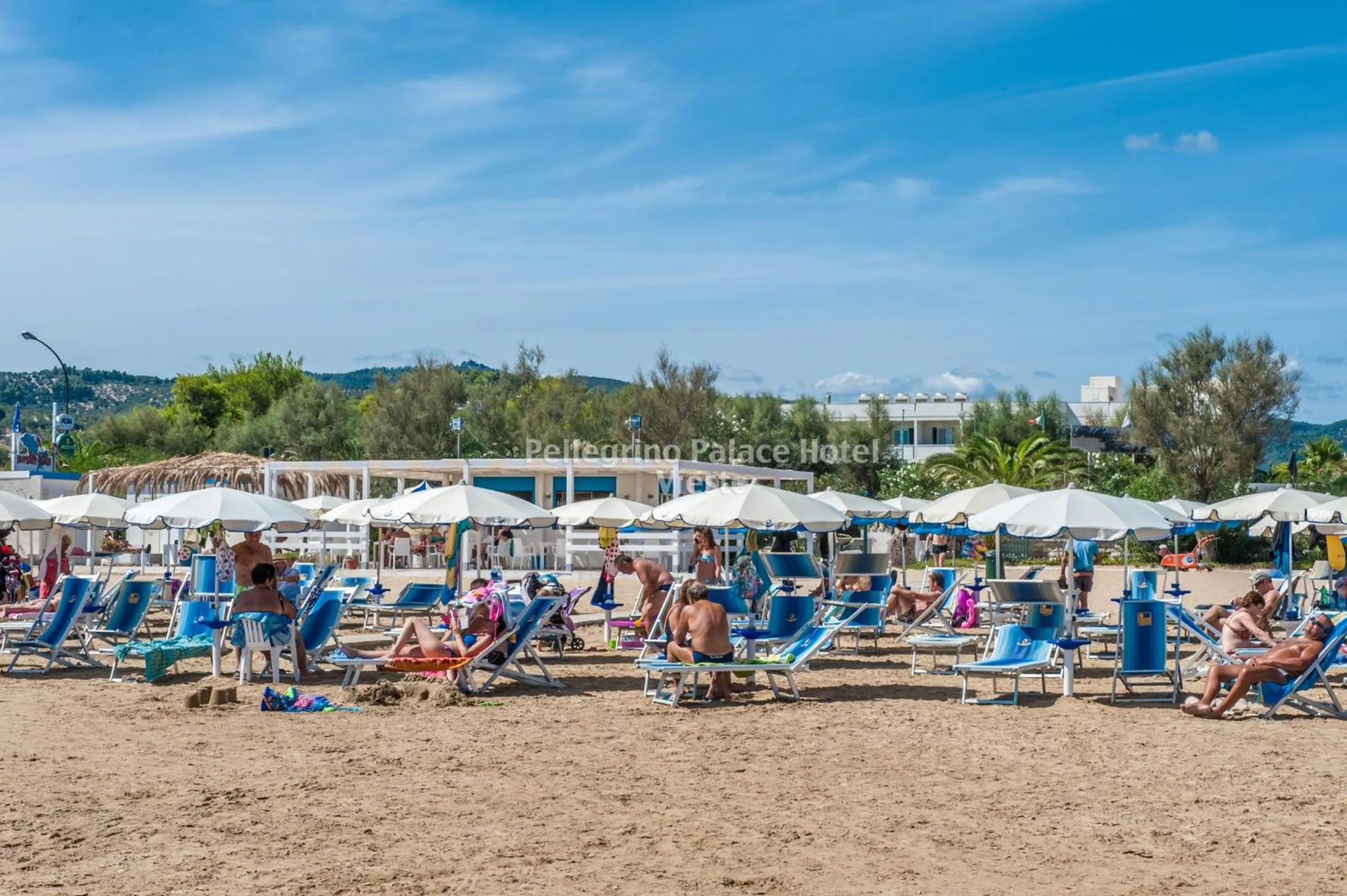 Beach in Pellegrino Palace Hotel