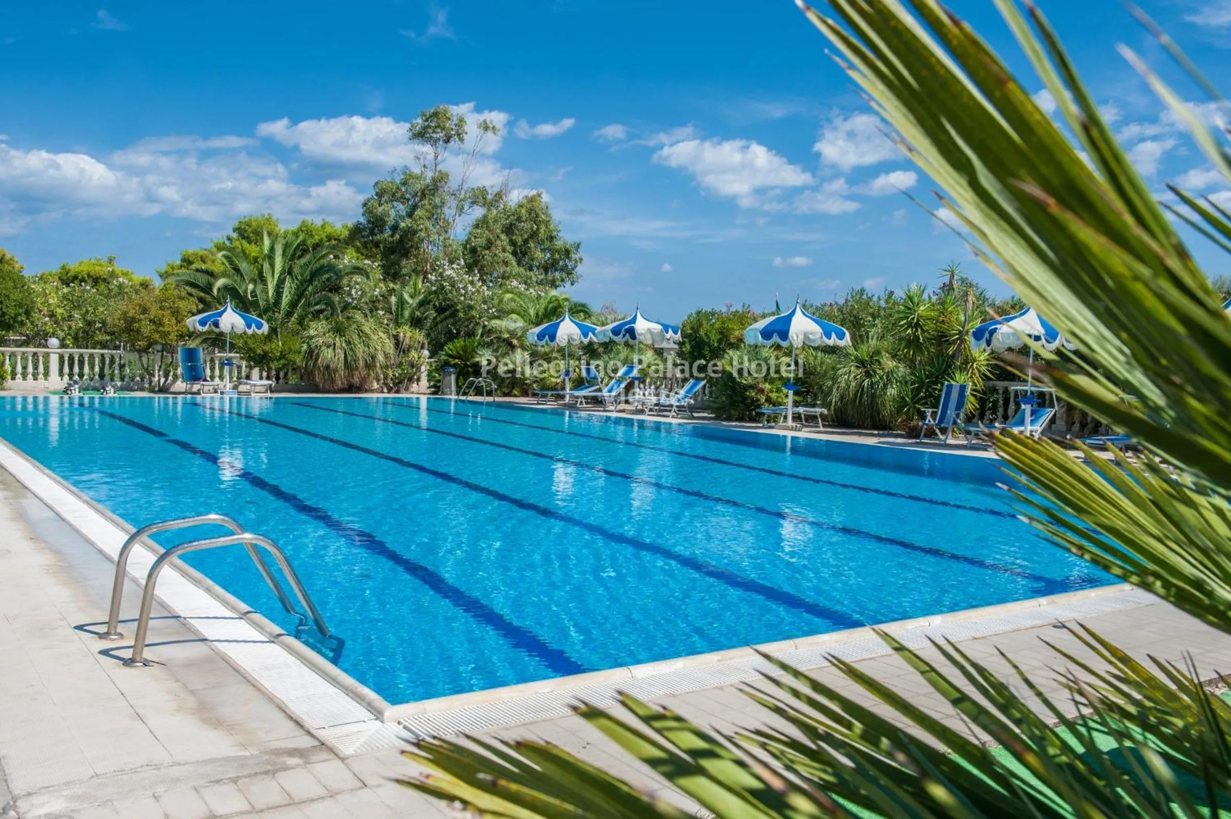 Swimming pool in Pellegrino Palace Hotel
