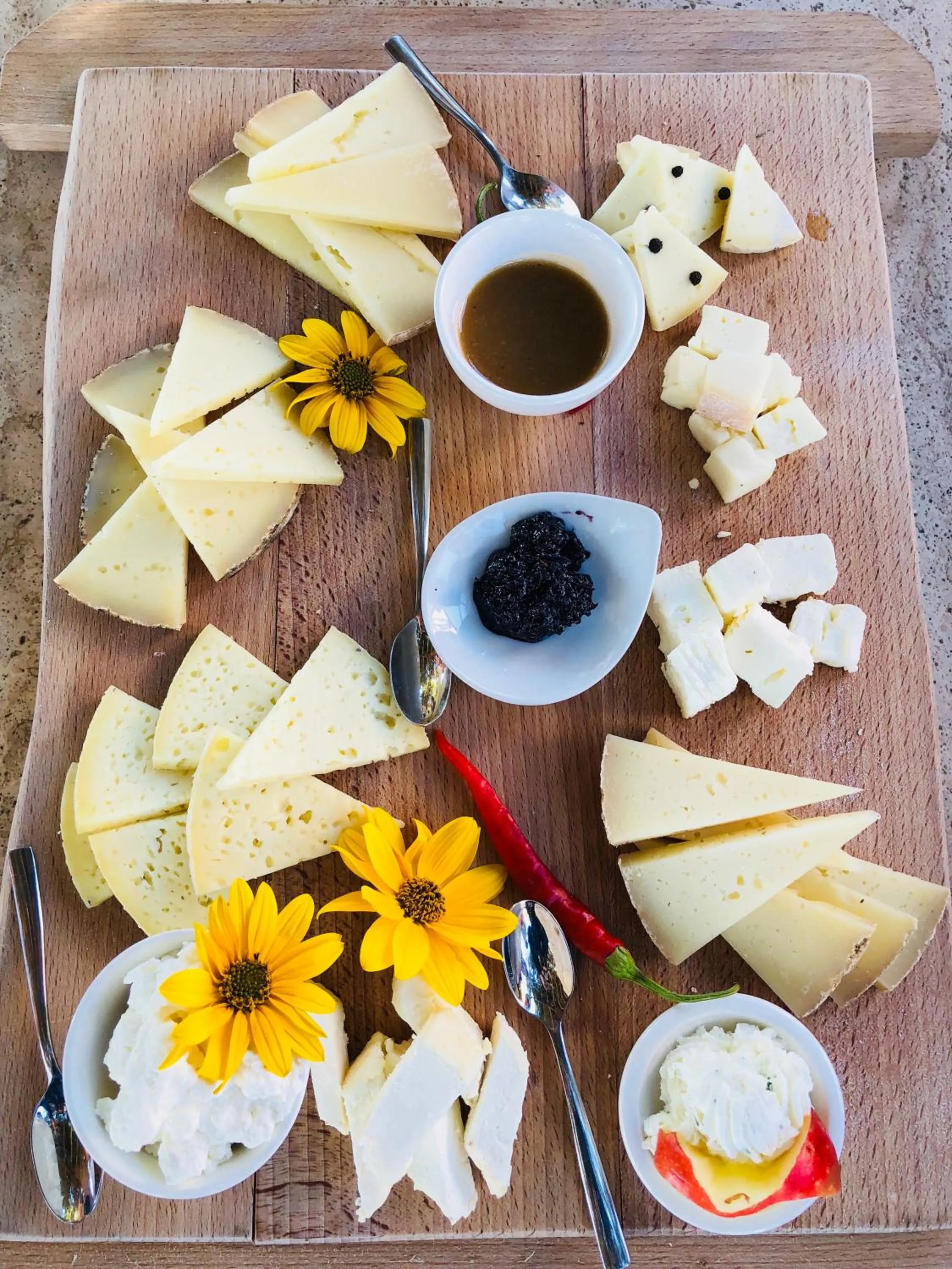 Food and drinks in LaChiusa Tuscany