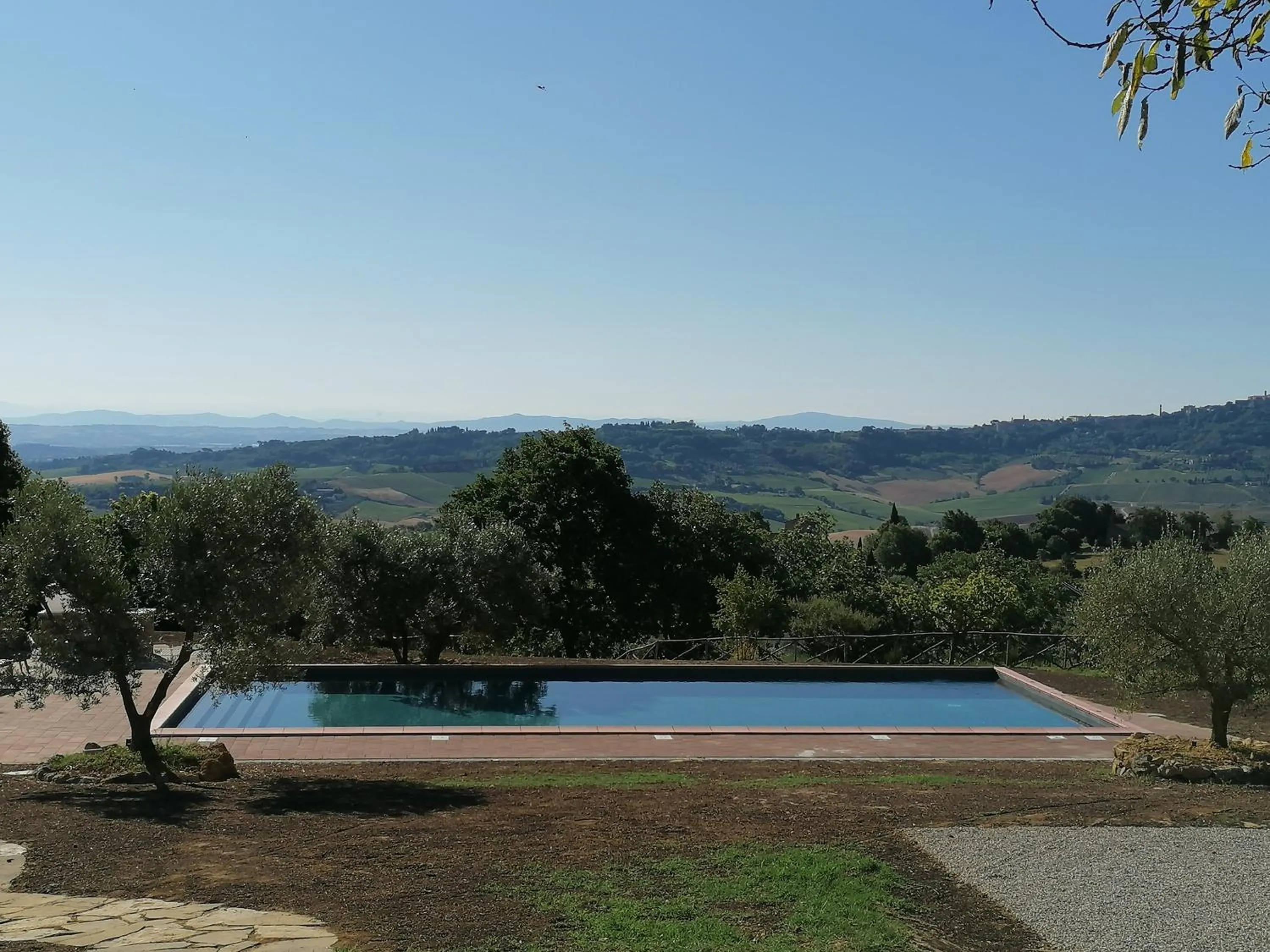 Swimming pool in LaChiusa Tuscany