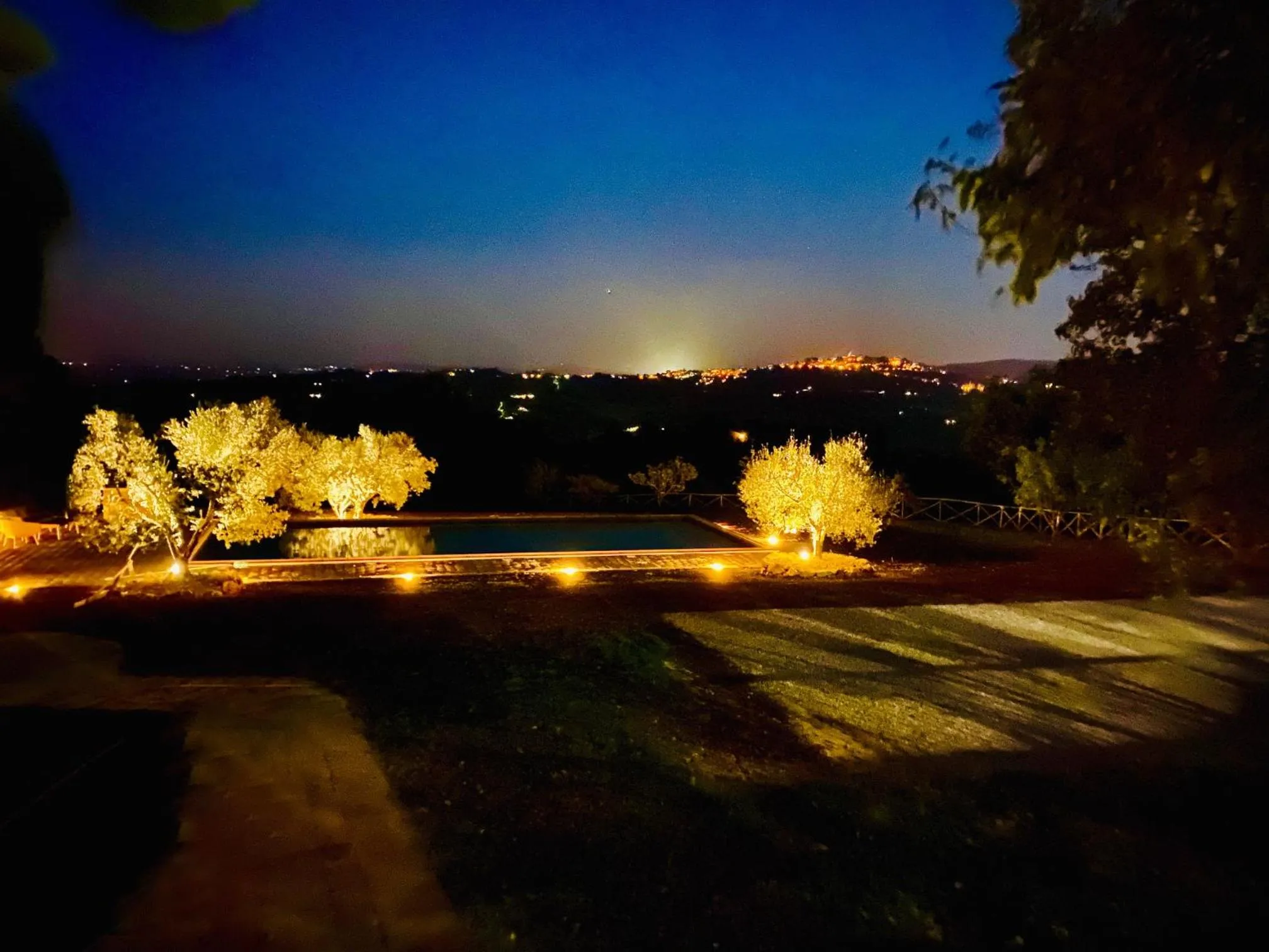 Swimming pool in LaChiusa Tuscany