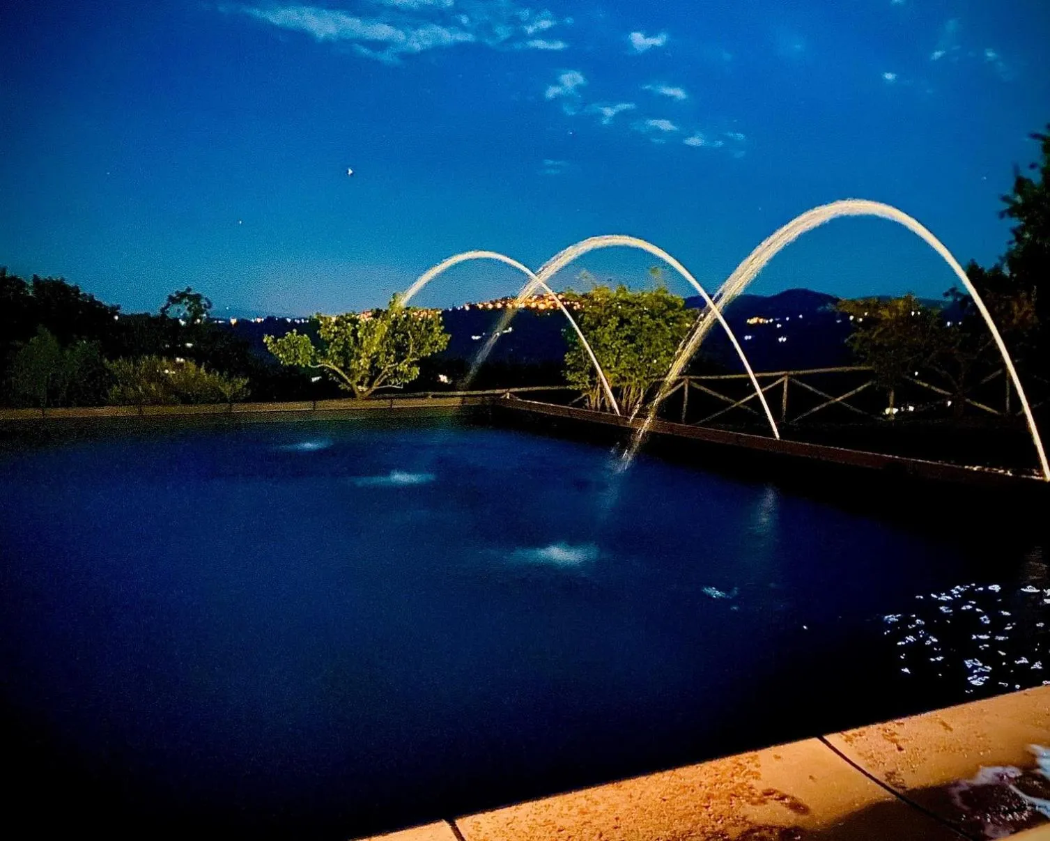 Swimming pool in LaChiusa Tuscany