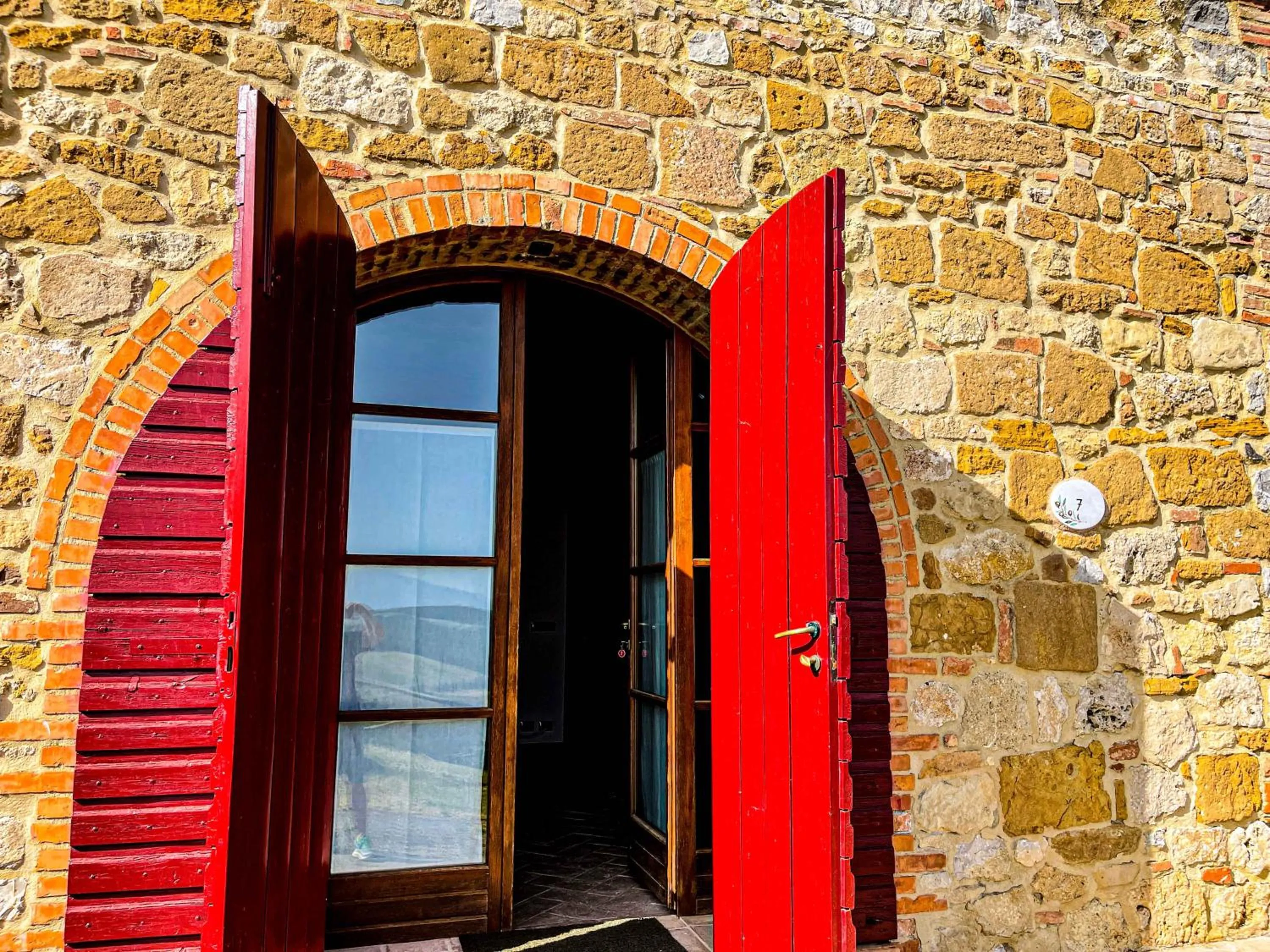 Facade/entrance in LaChiusa Tuscany