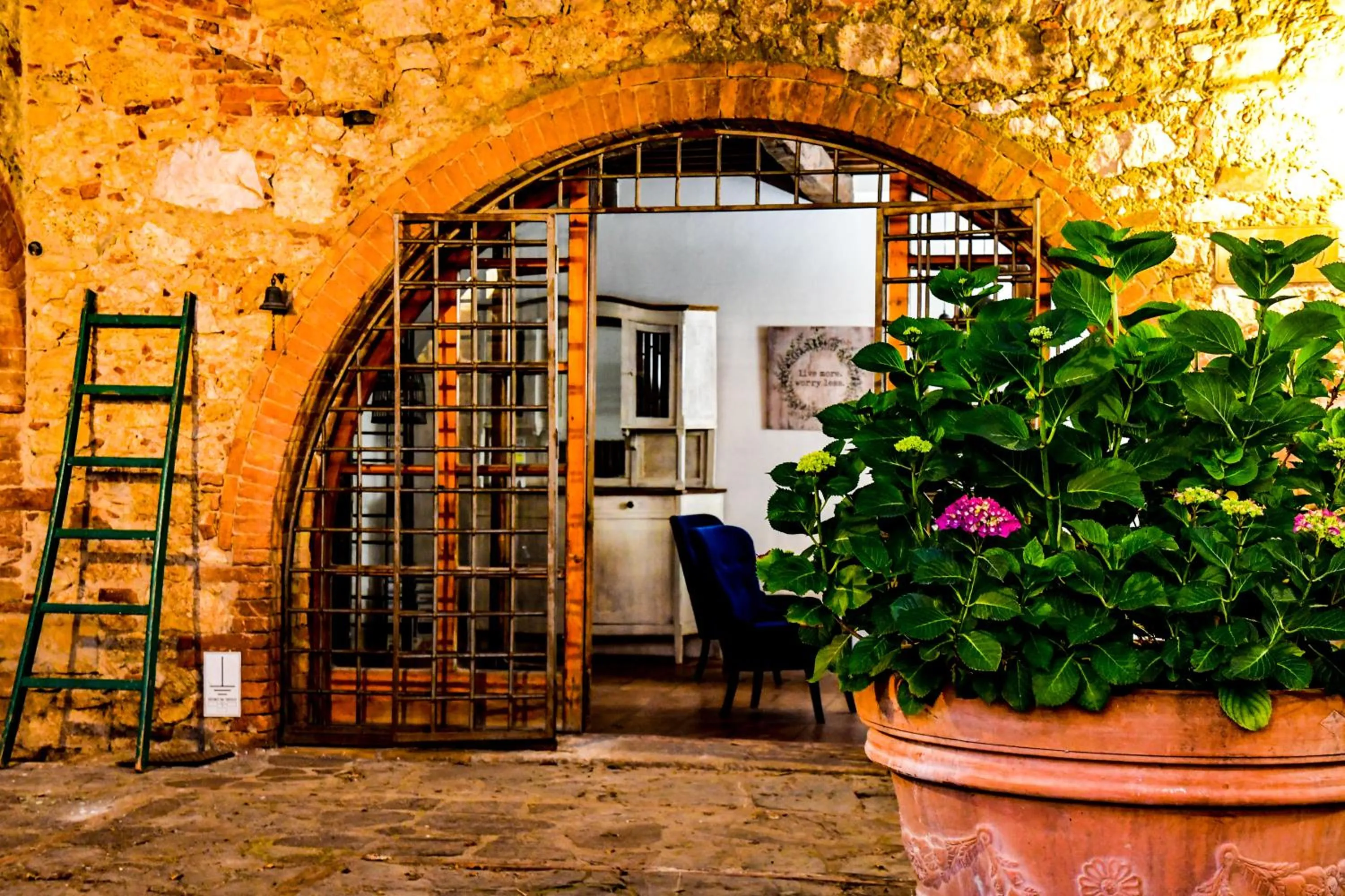 Lobby or reception in LaChiusa Tuscany