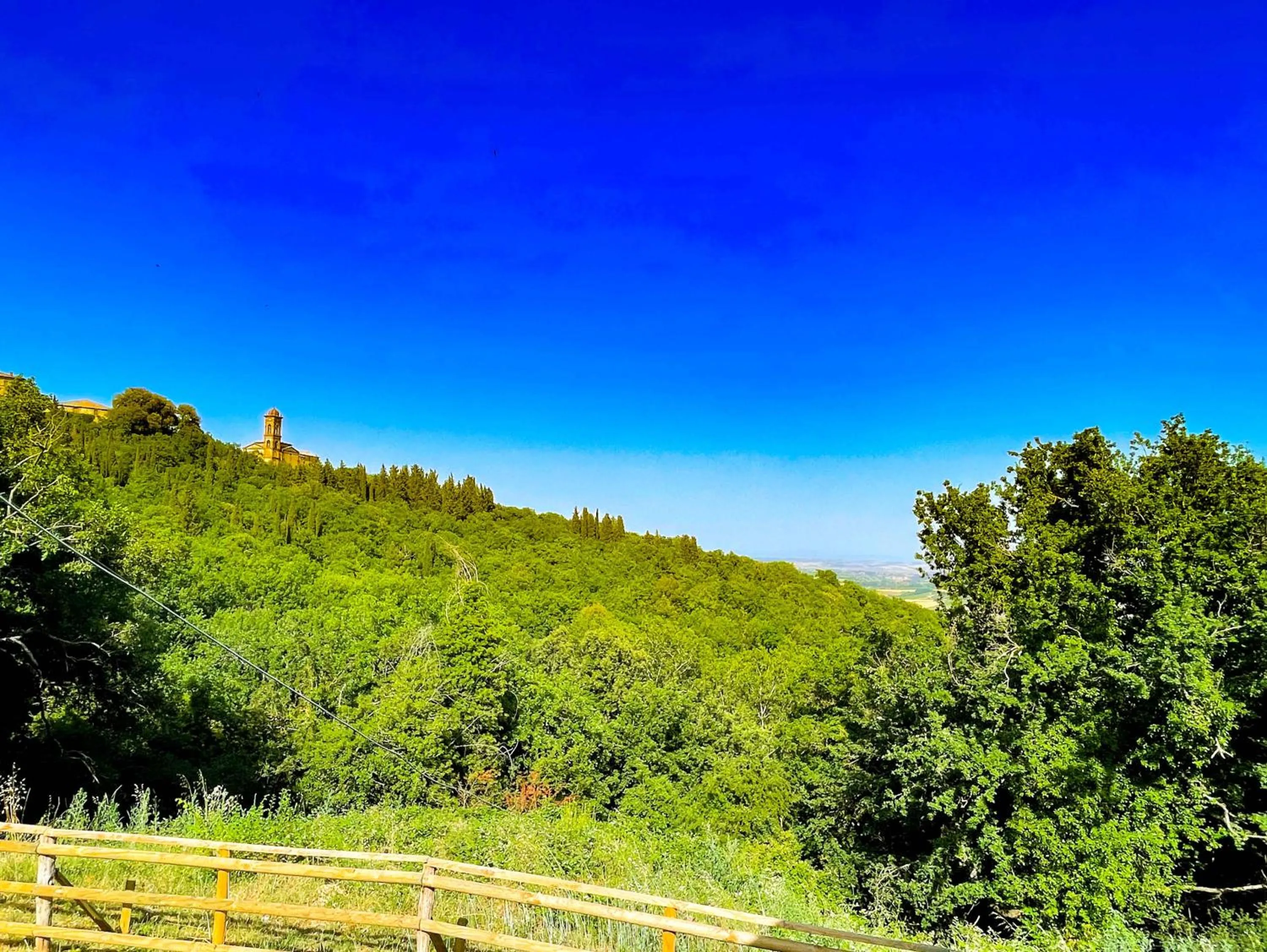 View (from property/room) in LaChiusa Tuscany
