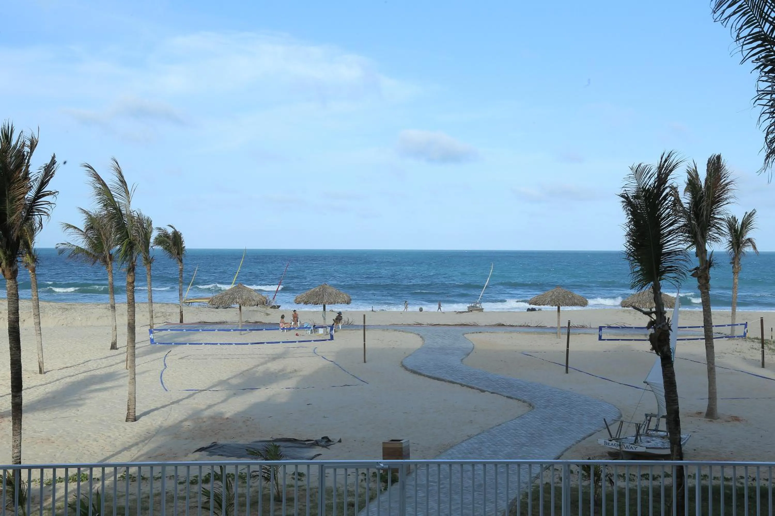 Sea view in Apart Porto das Dunas
