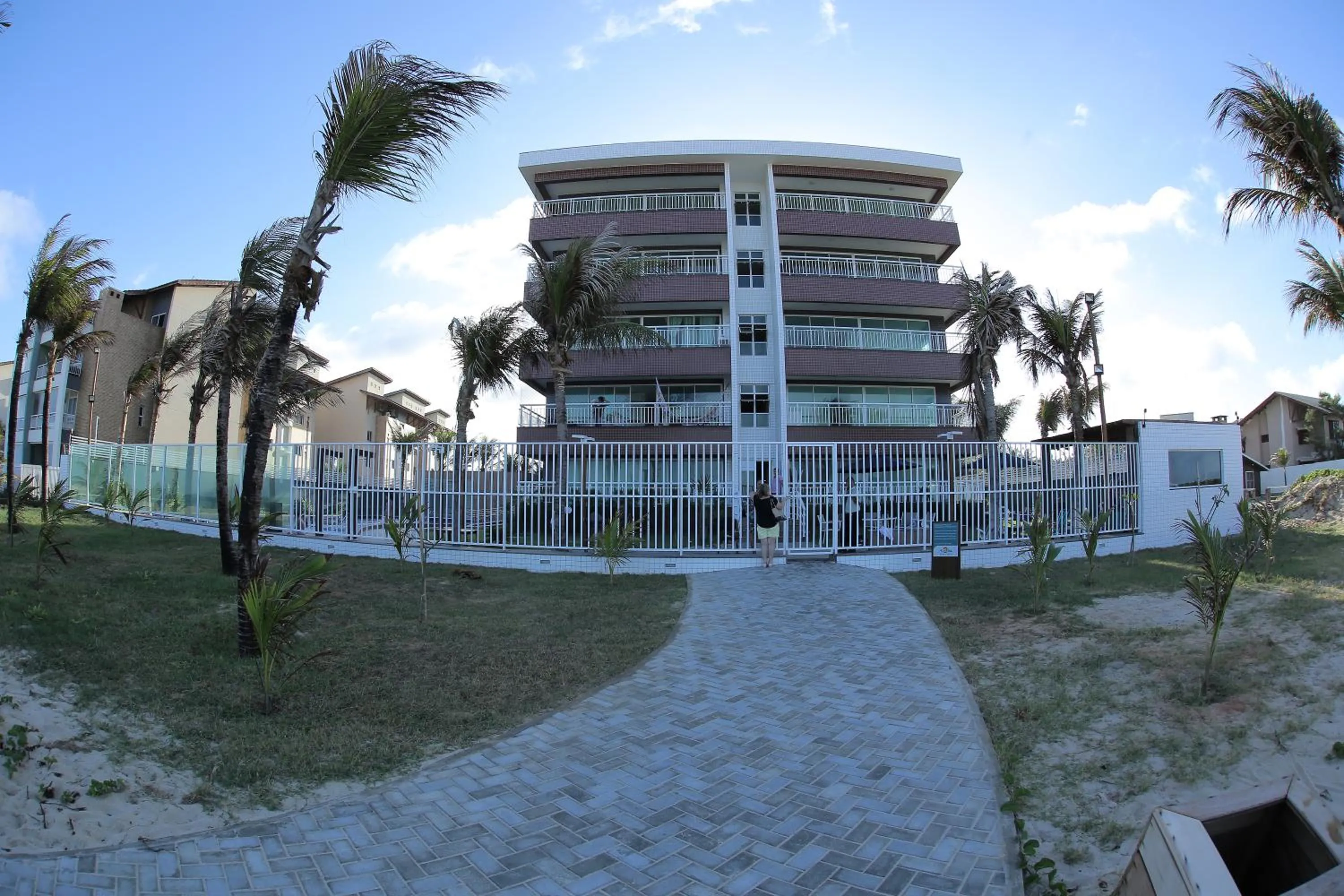 Sea view in Apart Porto das Dunas