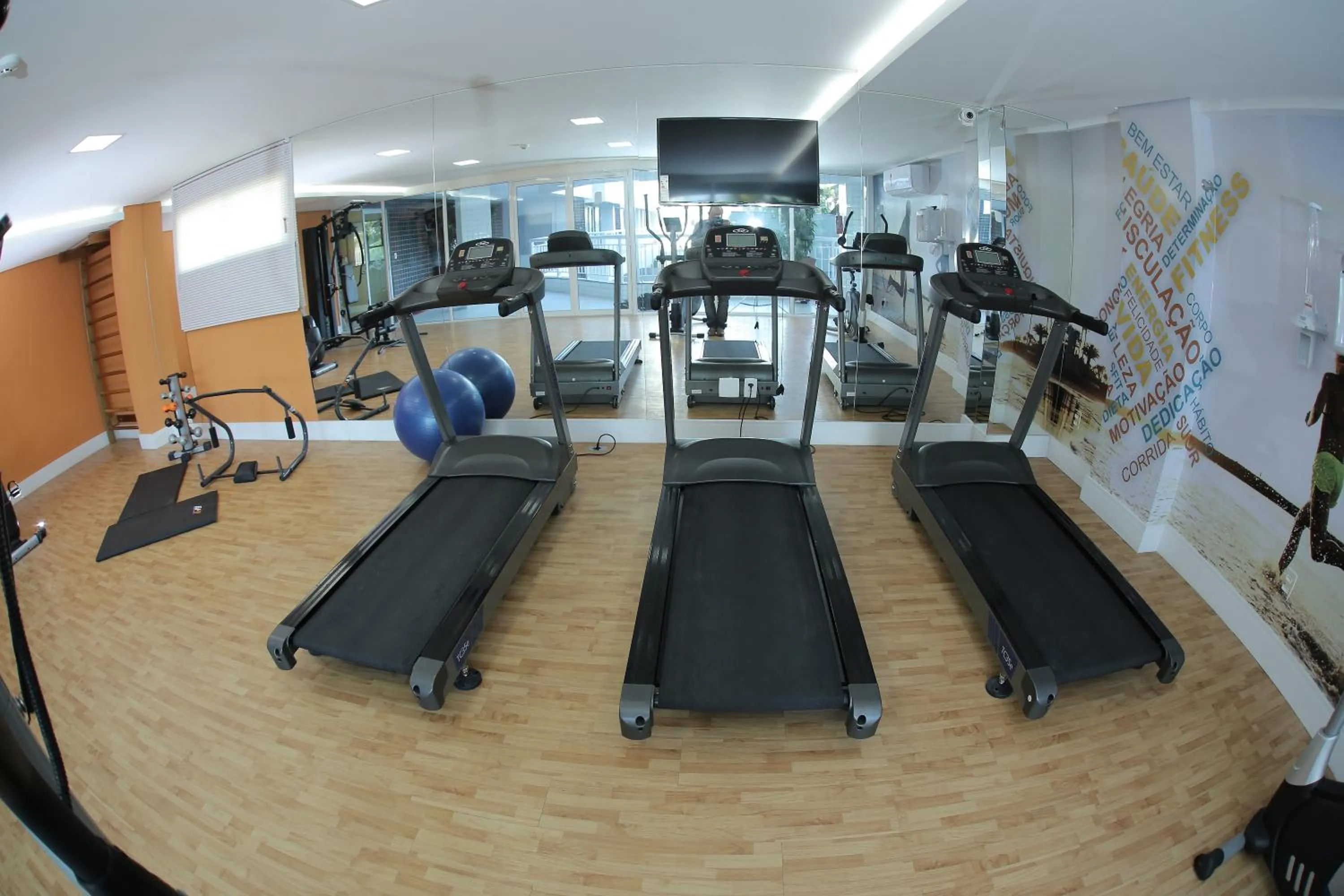 Fitness centre/facilities in Apart Porto das Dunas