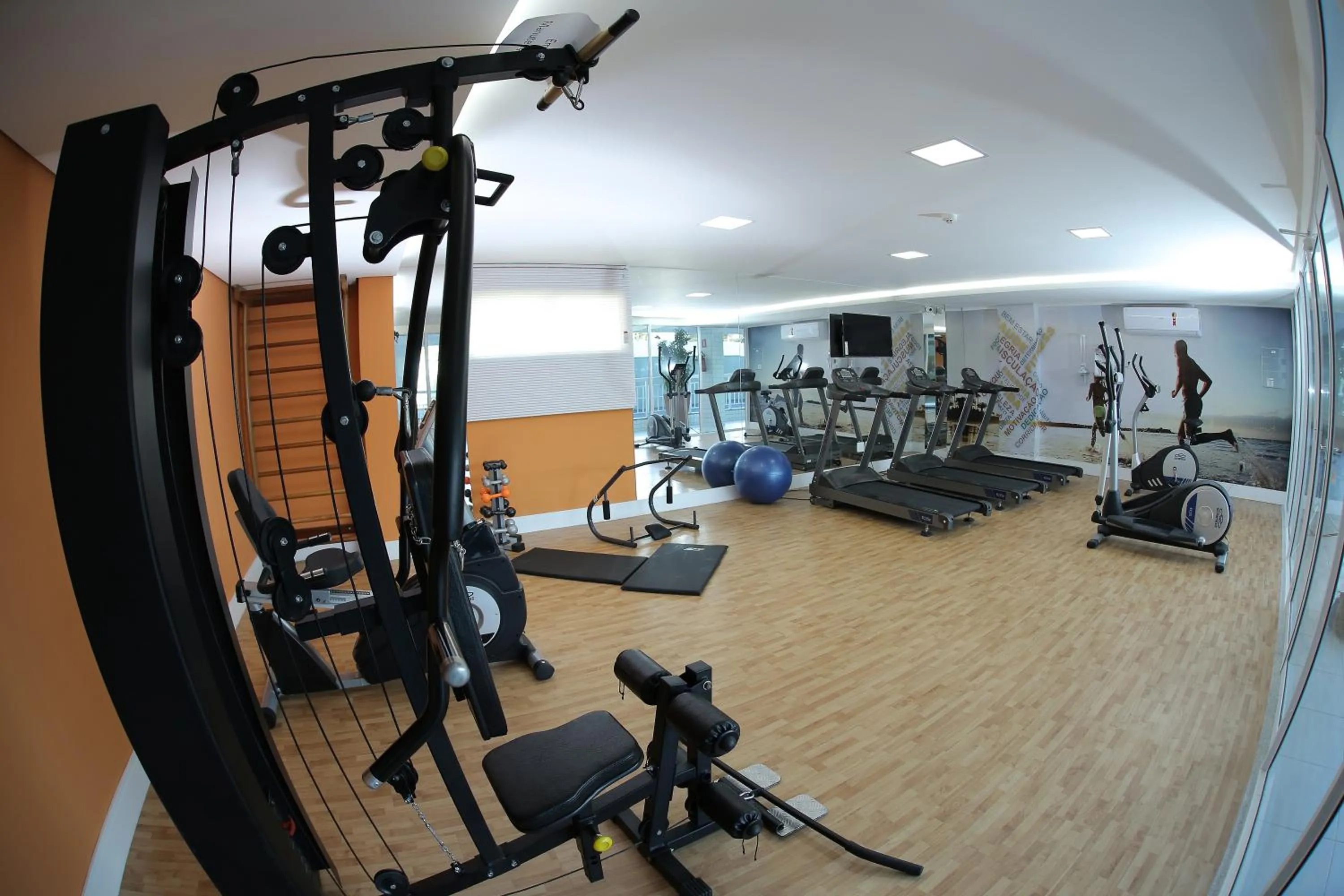Fitness centre/facilities in Apart Porto das Dunas