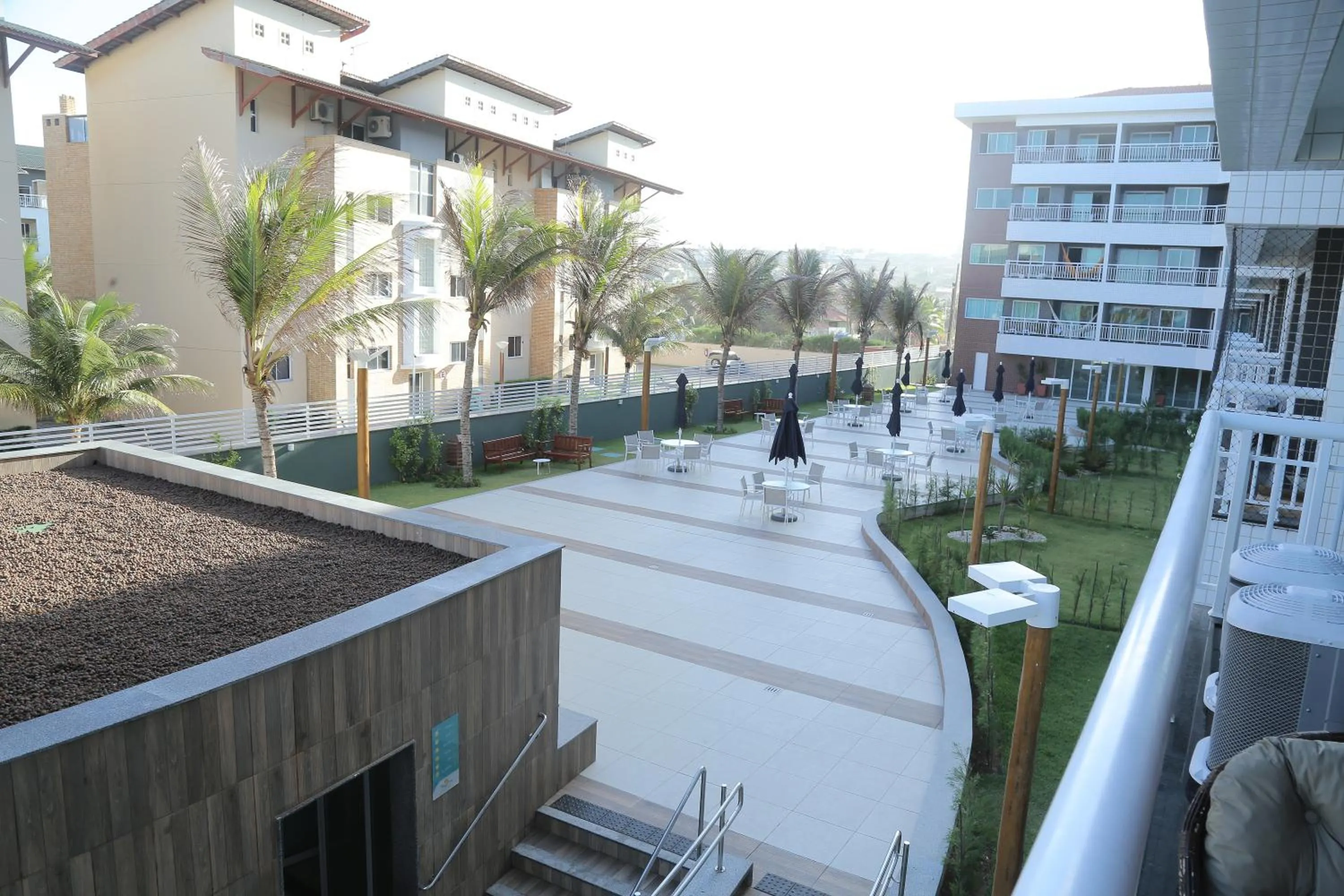 Garden view in Apart Porto das Dunas
