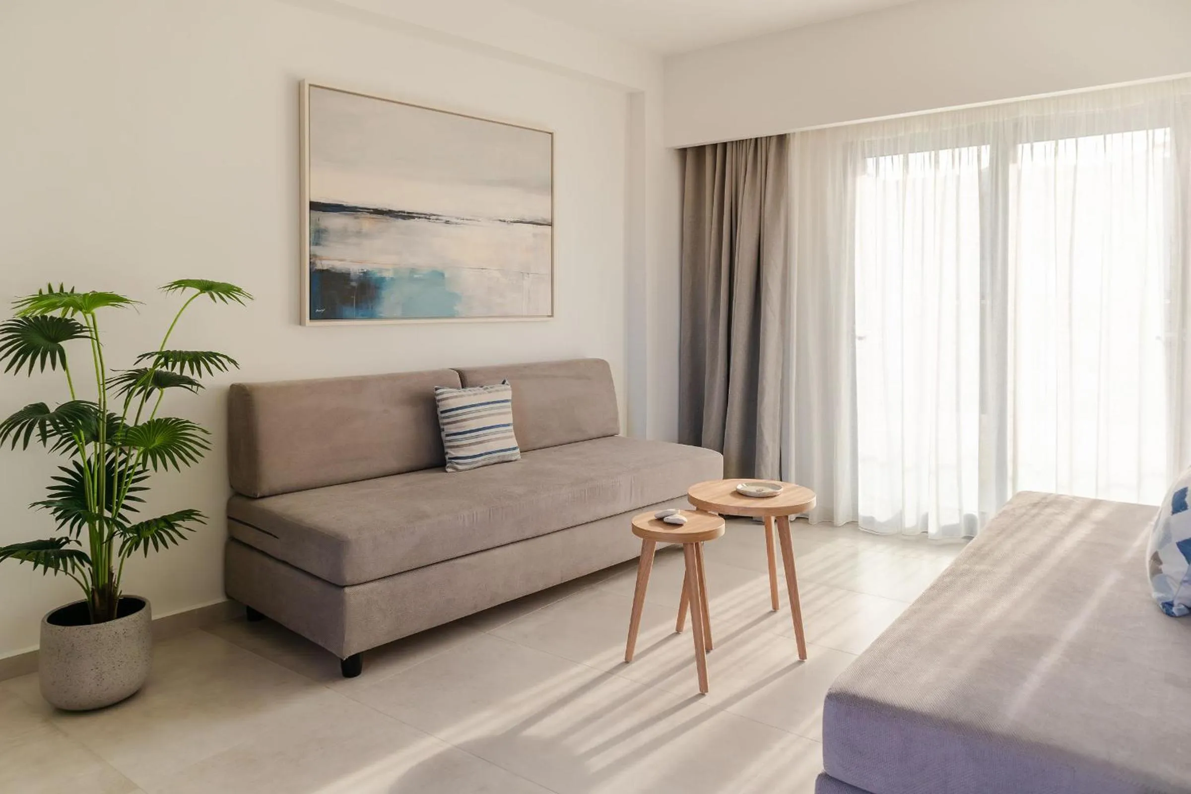 Seating area in Batis Beach Hotel