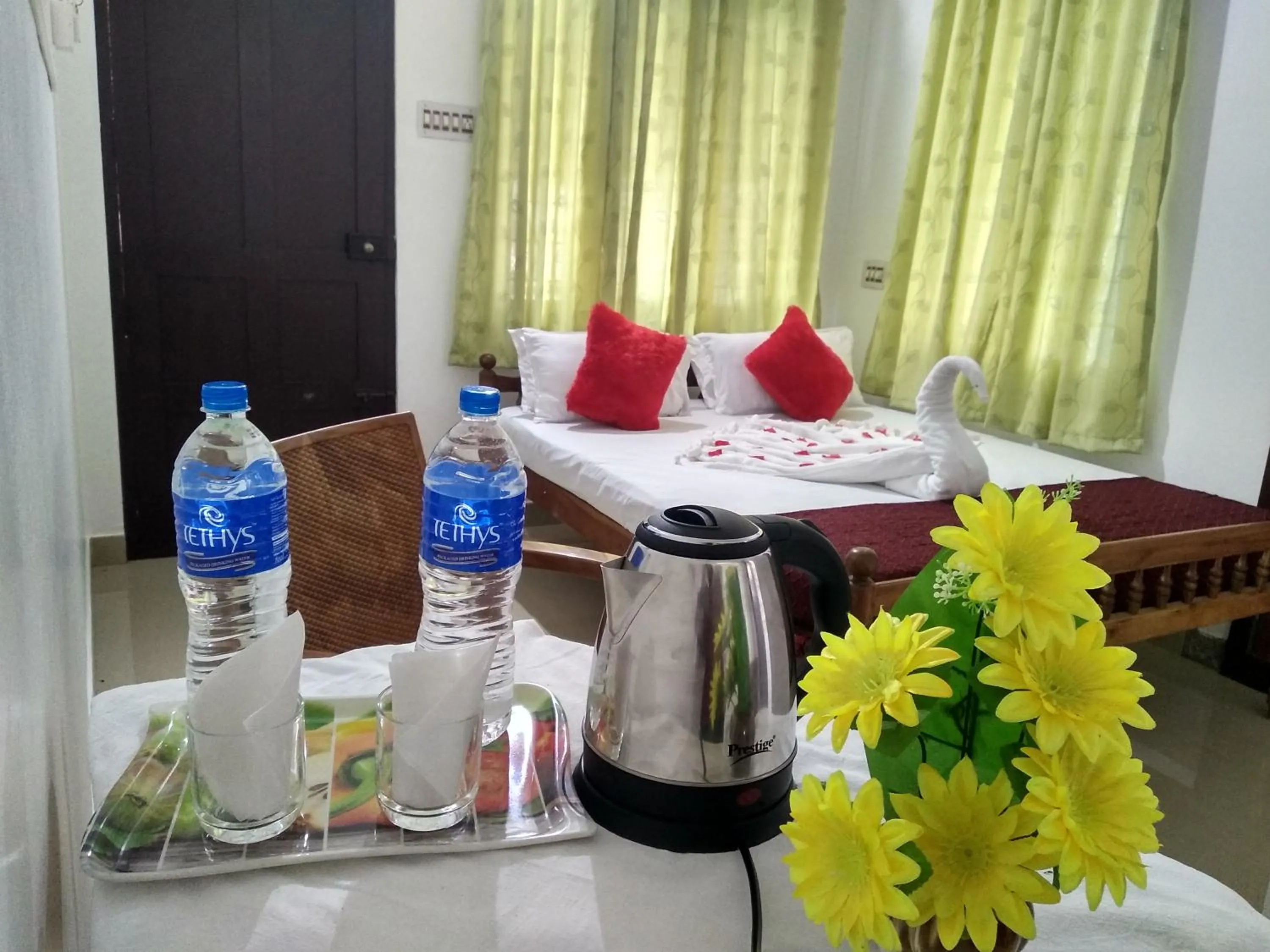 RoomNo.101 Deluxe Double Room with AC in Blue Birds Homestay