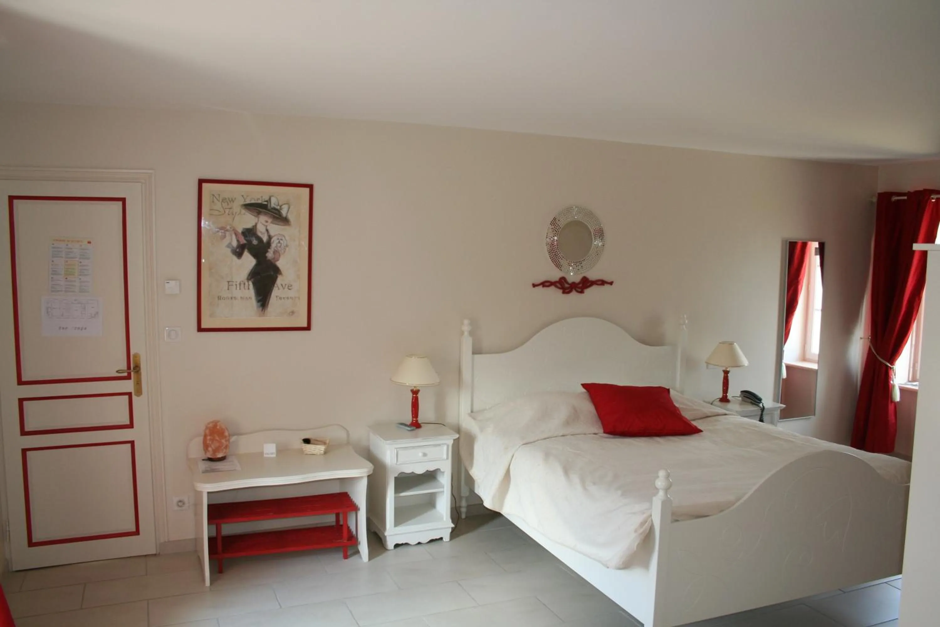 Bed in Chambres du logis De La Mare Du Parc