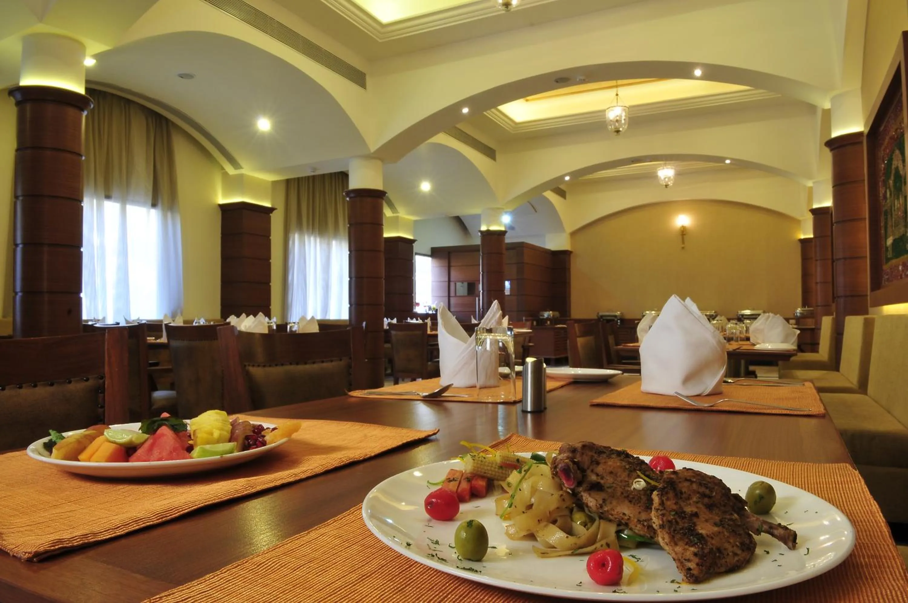 Breakfast in Cambay Resort, Udaipur