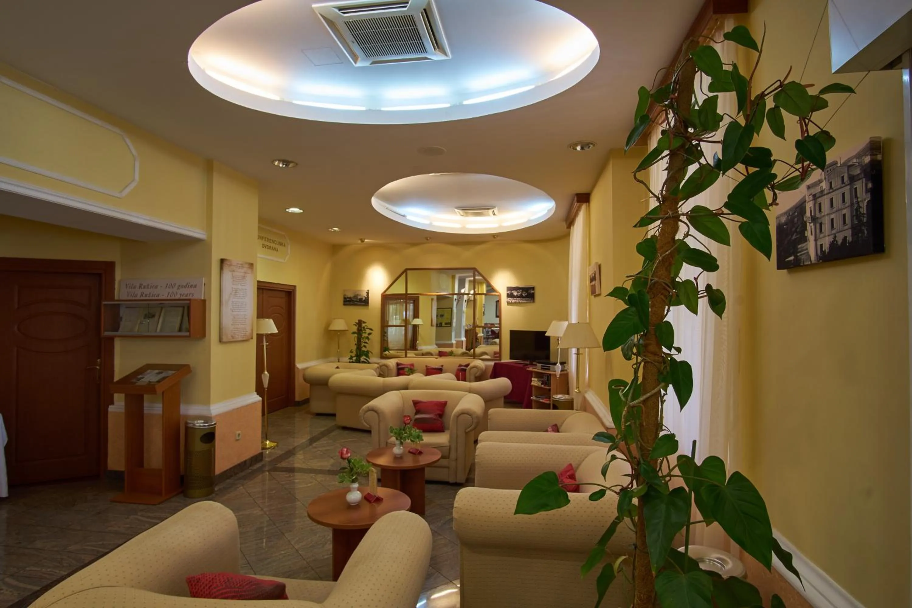 Communal lounge/ TV room in Hotel Vila Ružica- glavna zgrada i depandanse