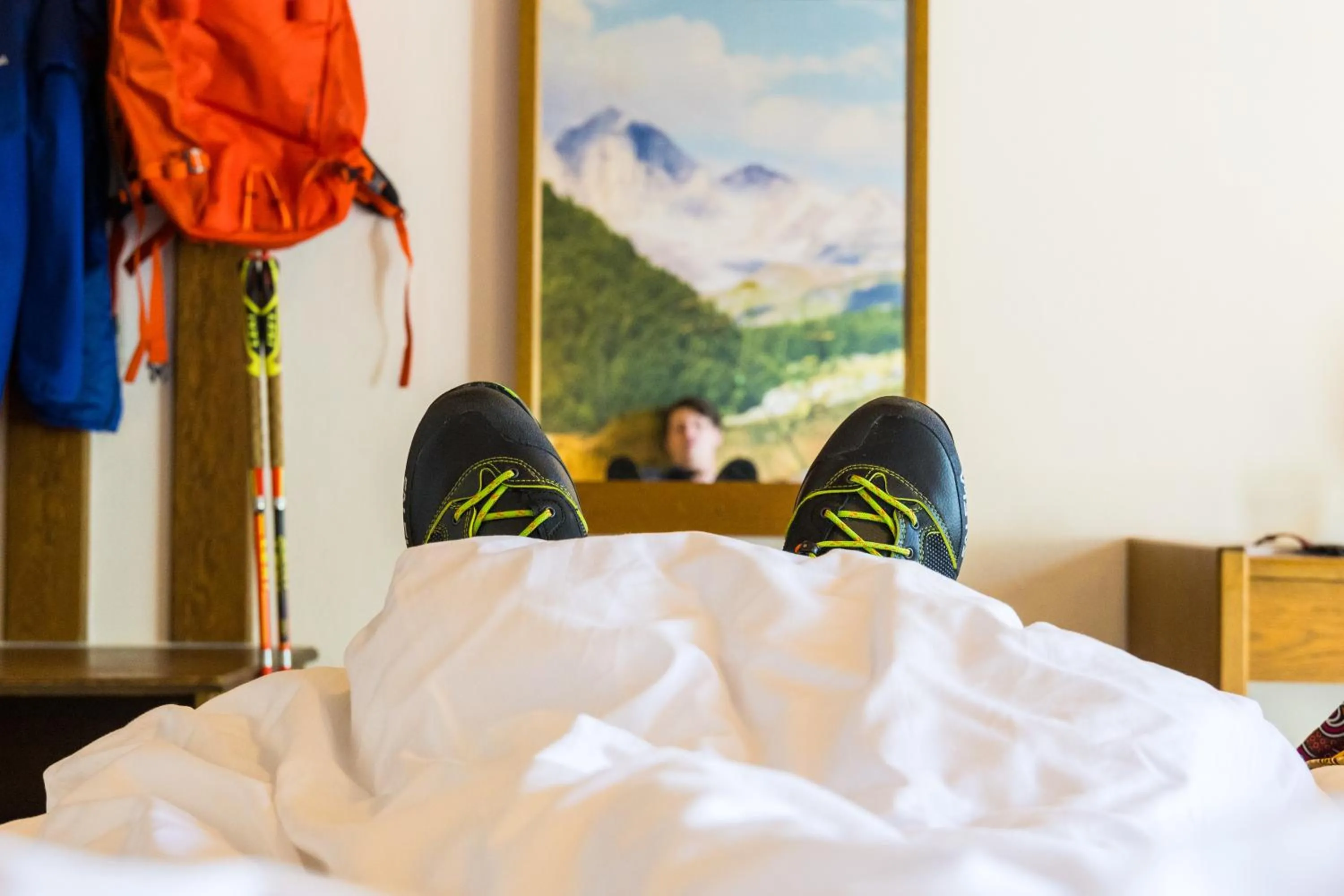 Photo of the whole room, Bed in Berghotel Tyrol