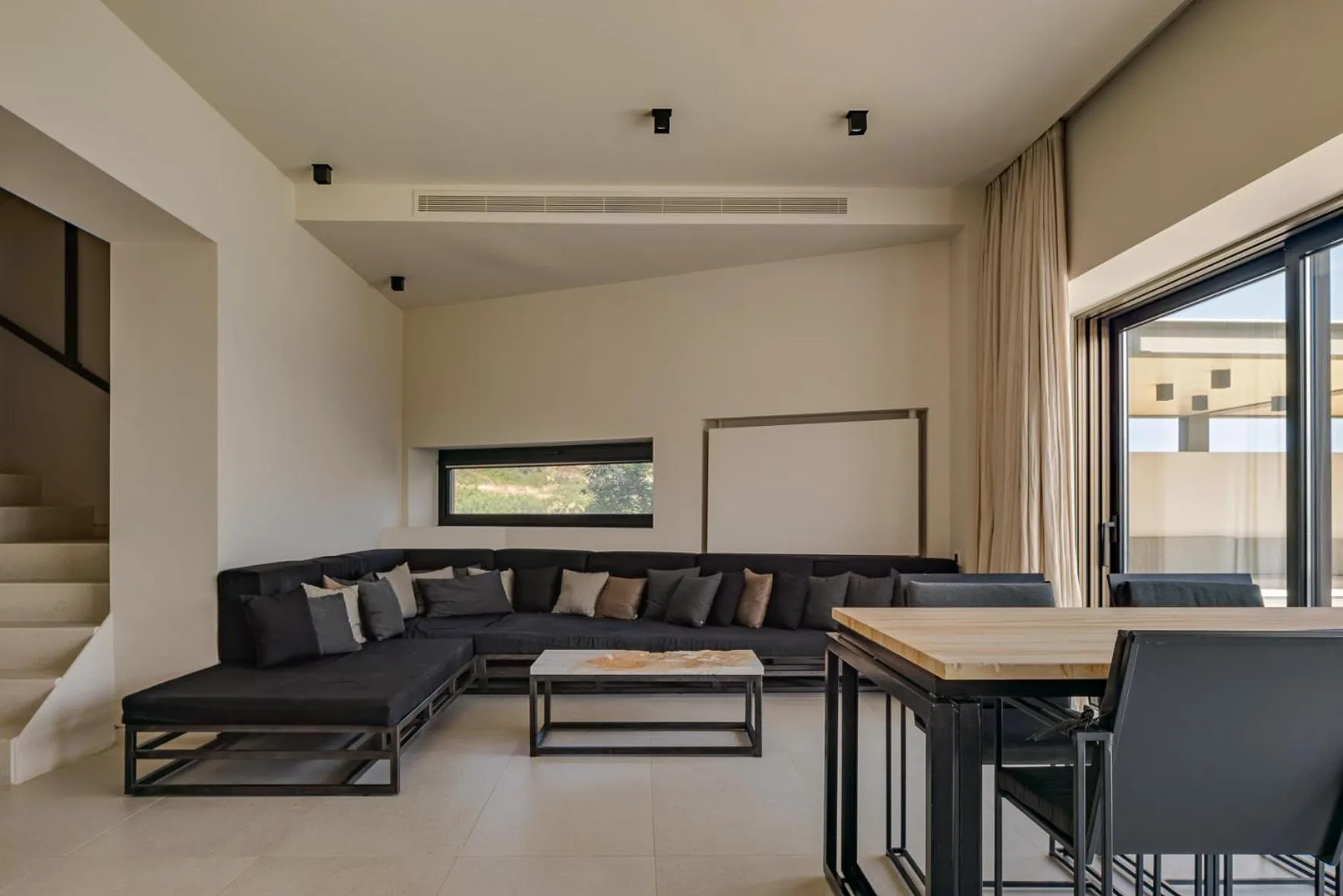 Living room in Milos Cove