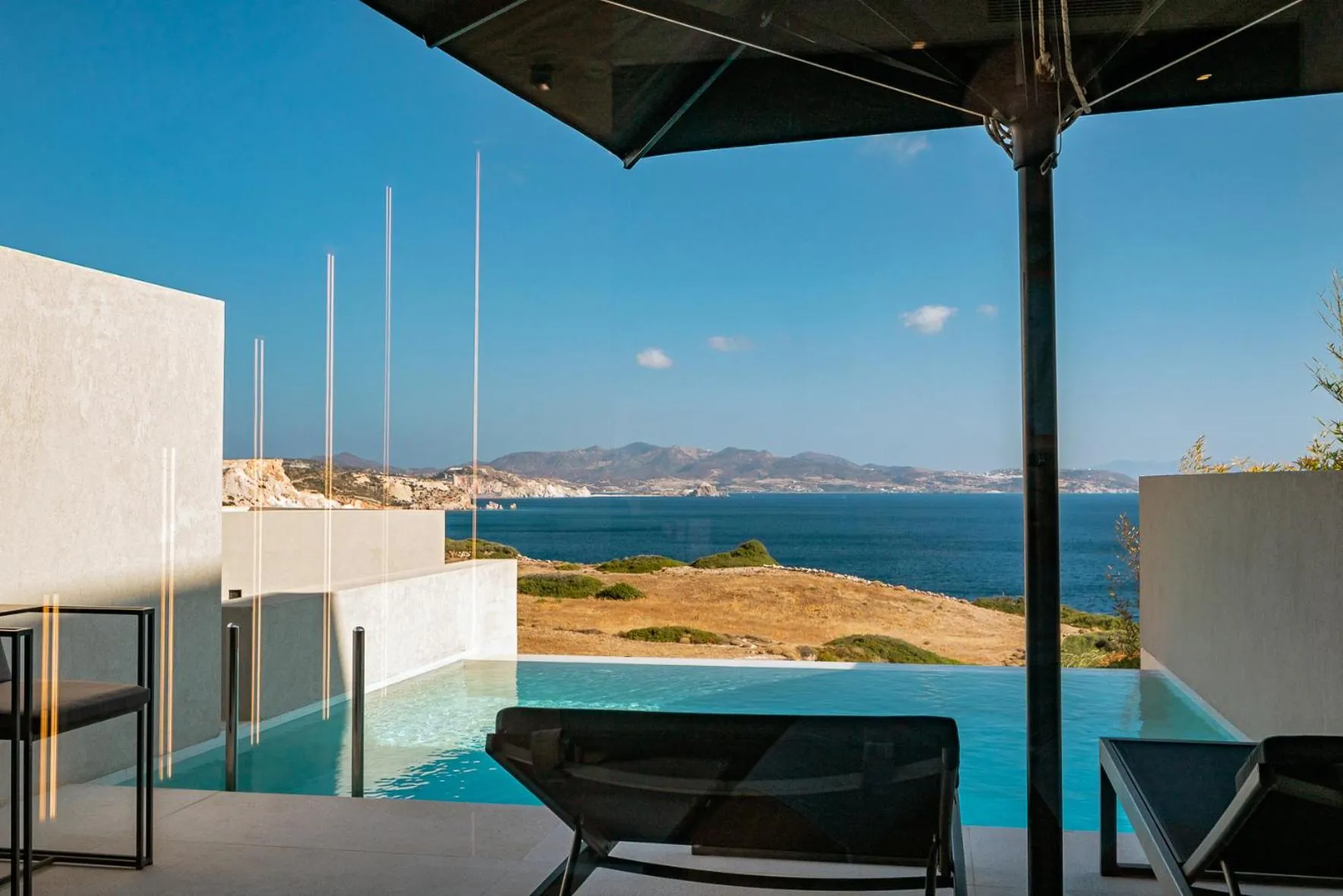 View (from property/room) in Milos Cove