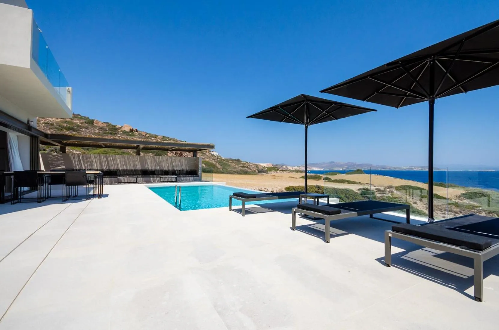 Sea view in Milos Cove