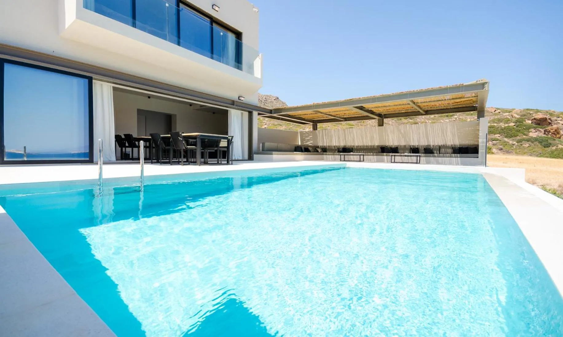 Swimming pool in Milos Cove