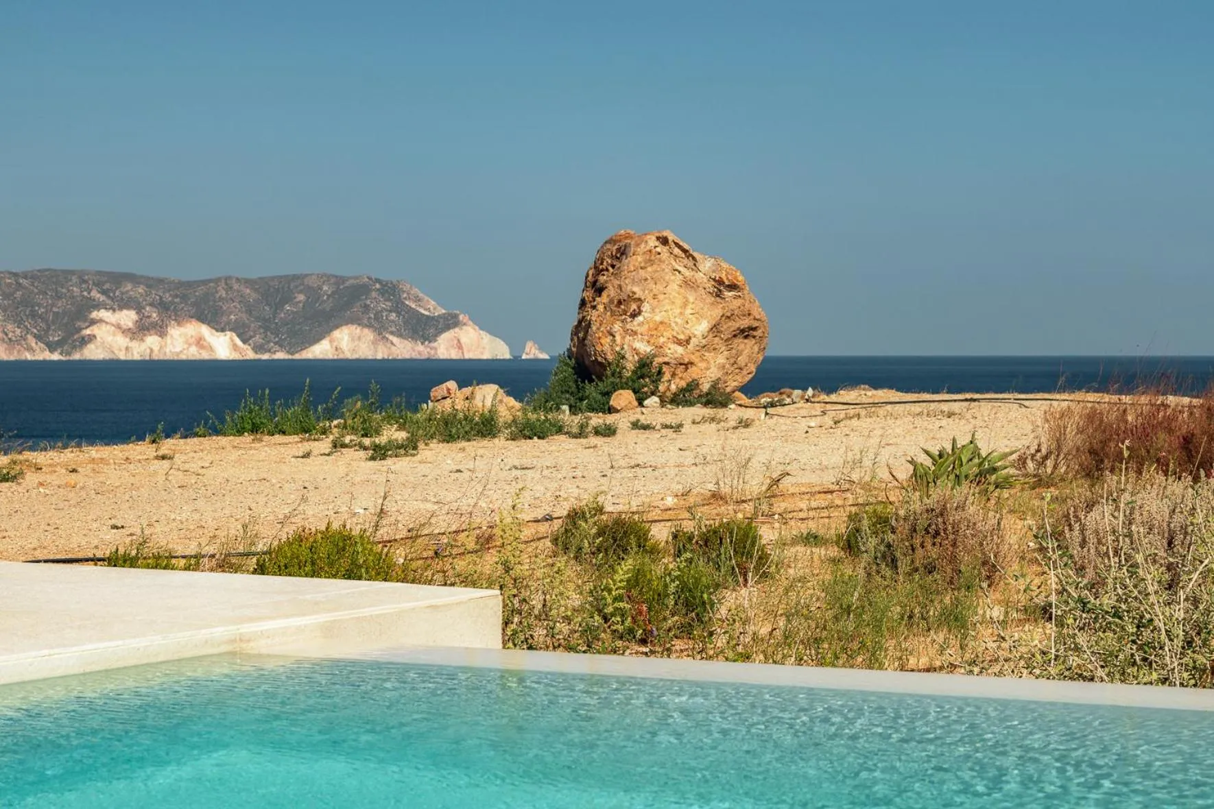 View (from property/room) in Milos Cove