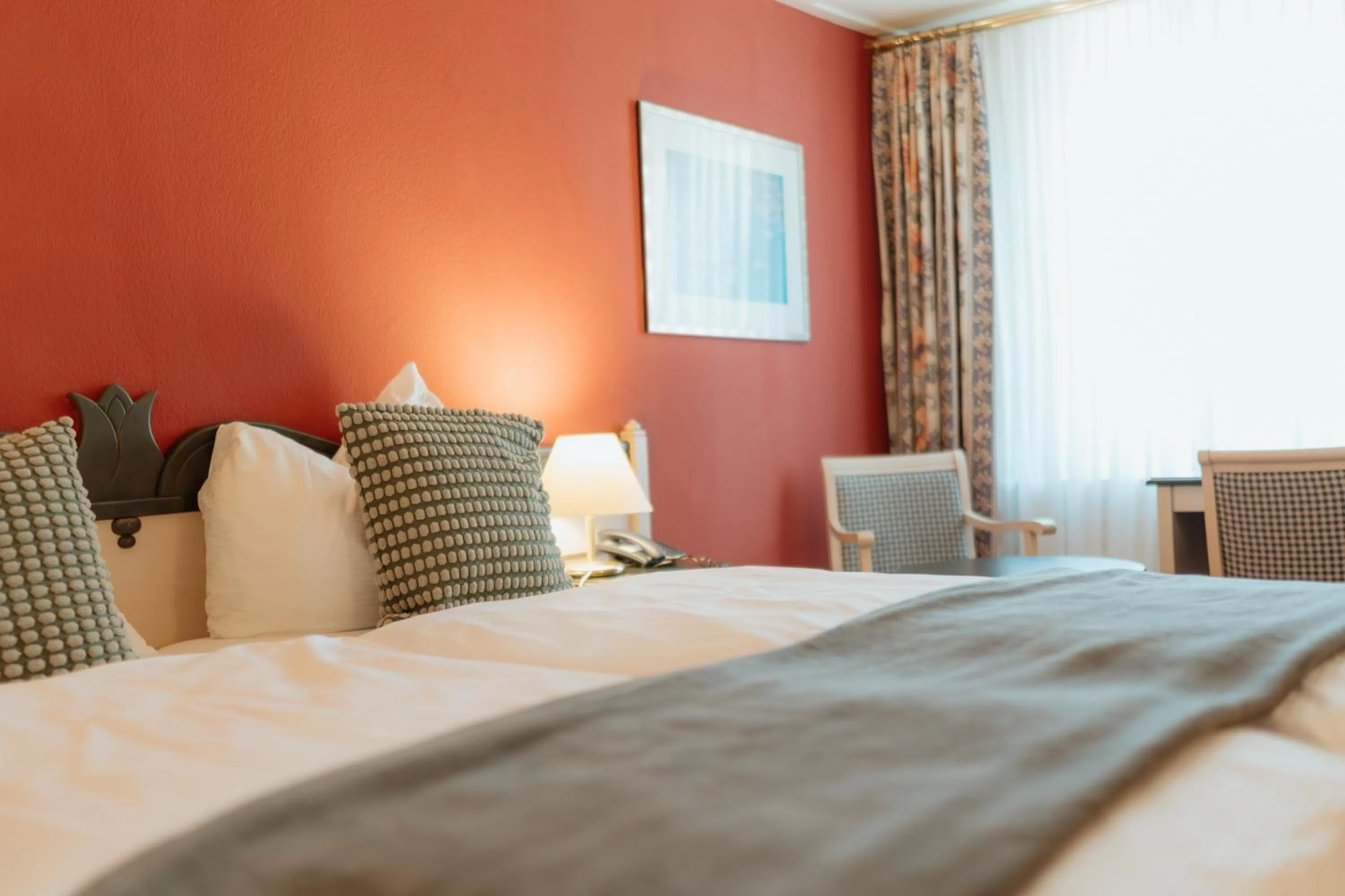 Bed in Parkhotel Schwert