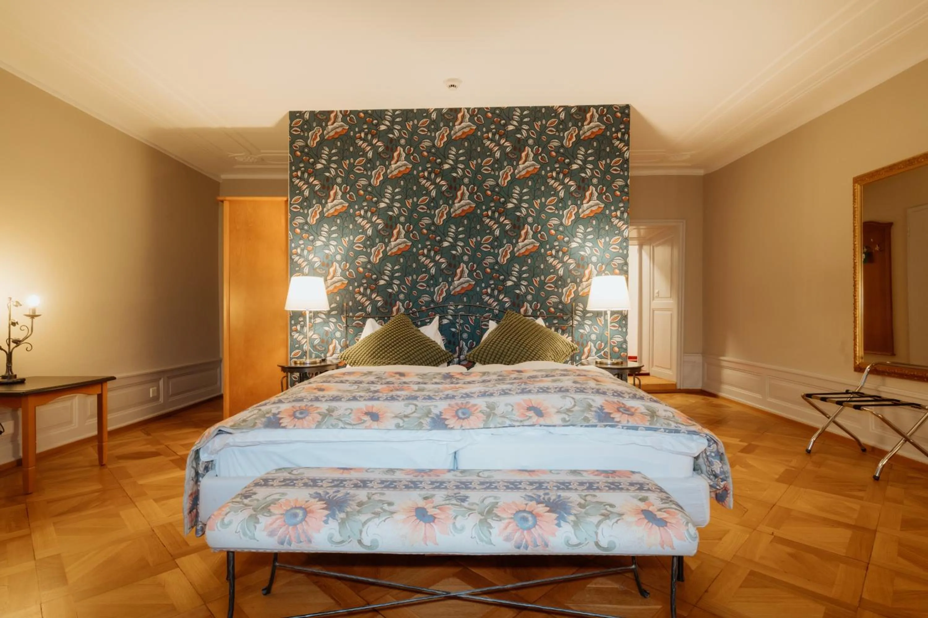 Bed in Parkhotel Schwert