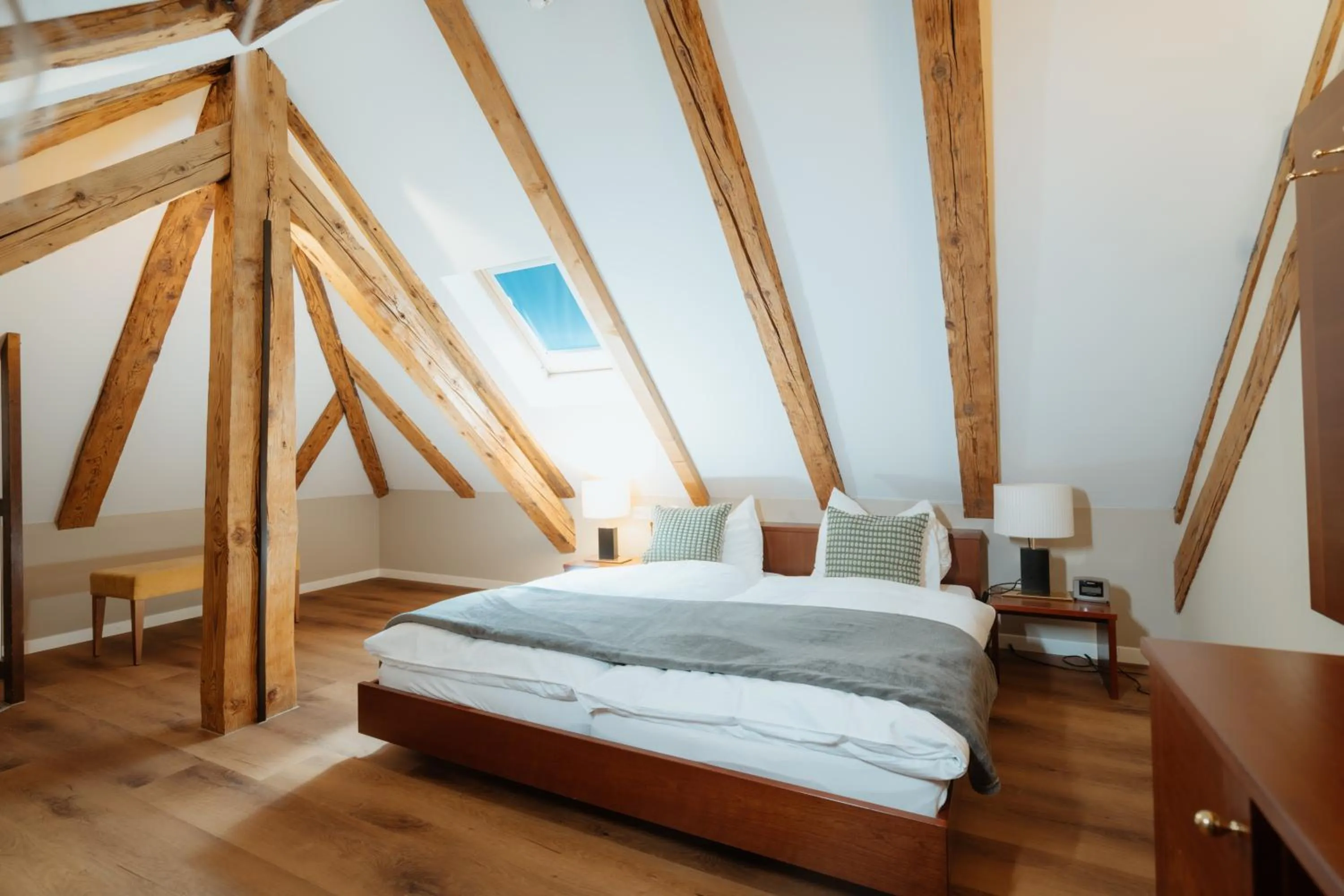 Bed in Parkhotel Schwert