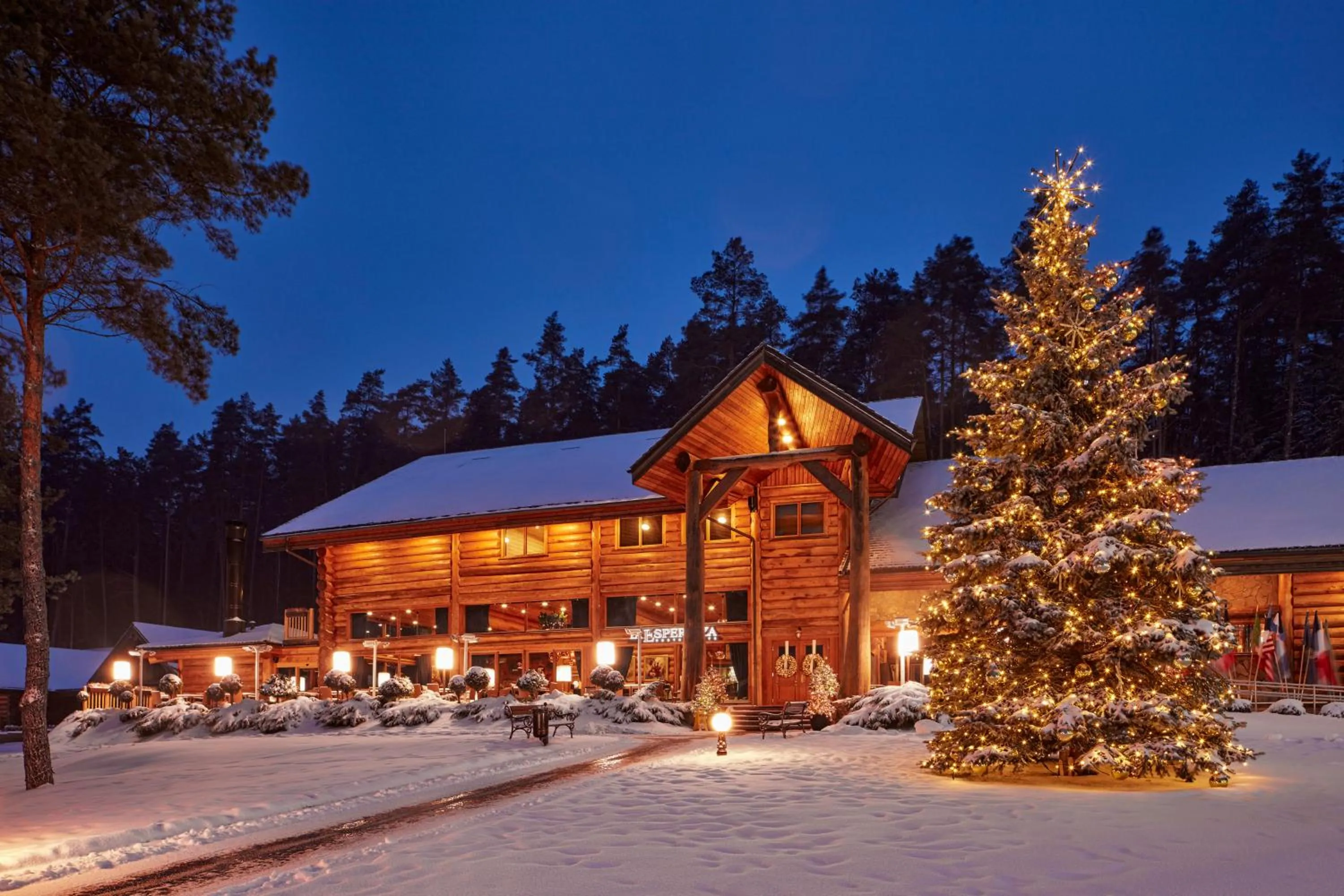 Winter, Property Building in Esperanza Resort & SPA