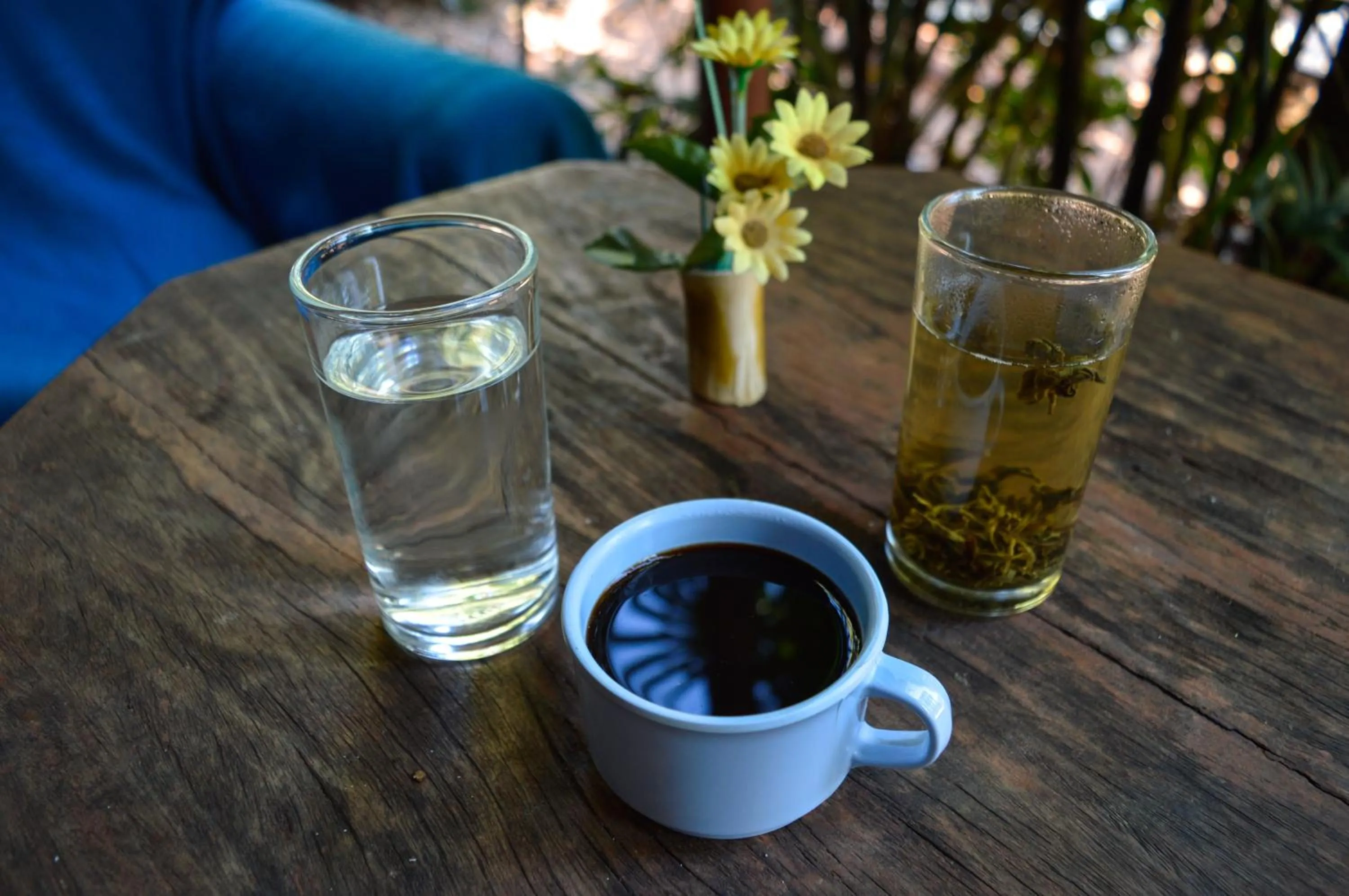 Drinks in Crossroads house