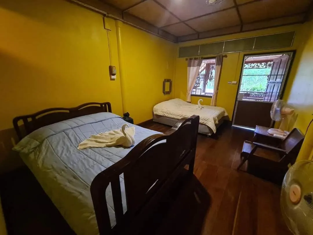 Bed in Crossroads house