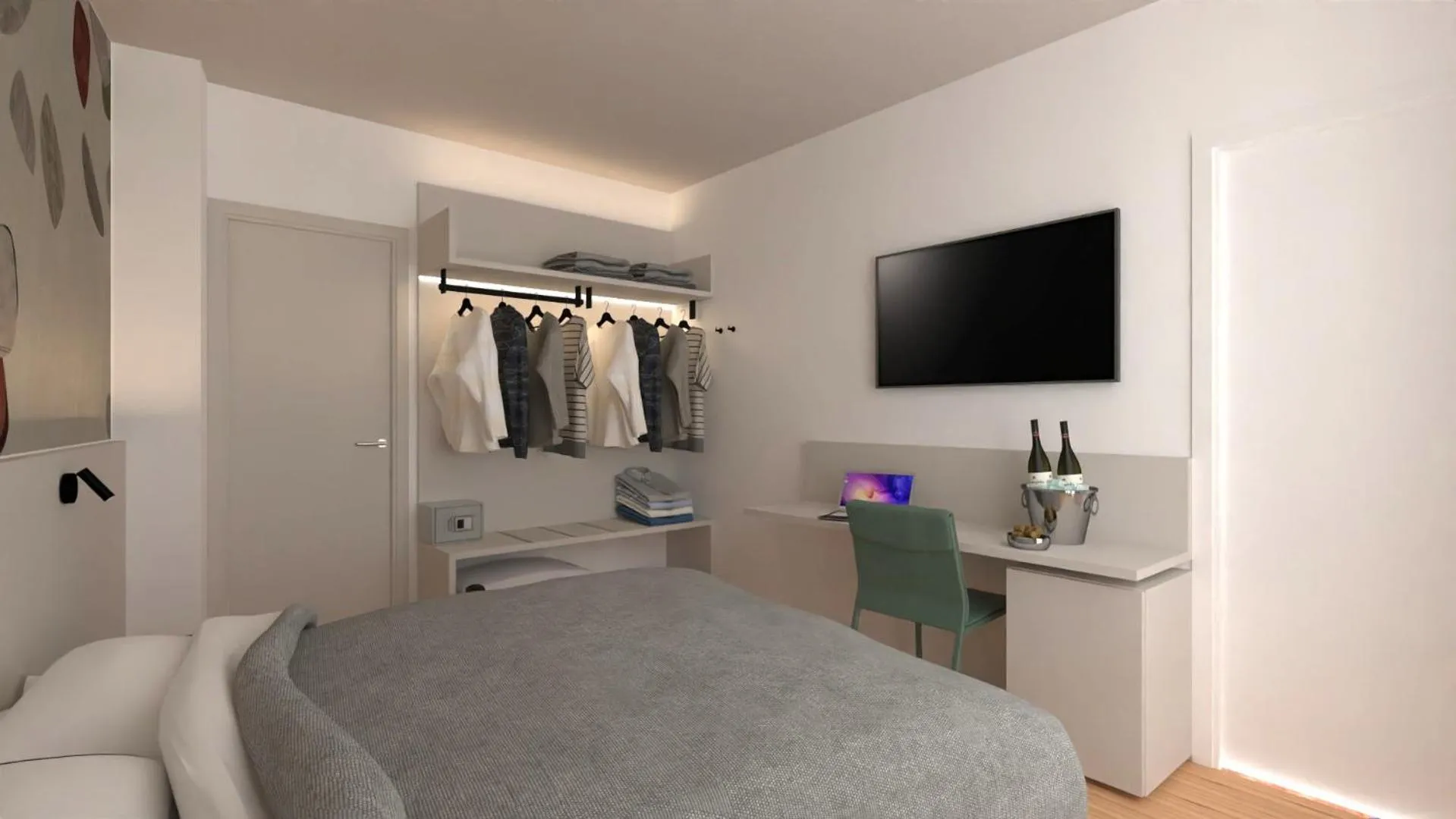 Bed in Hotel Casa Marinella