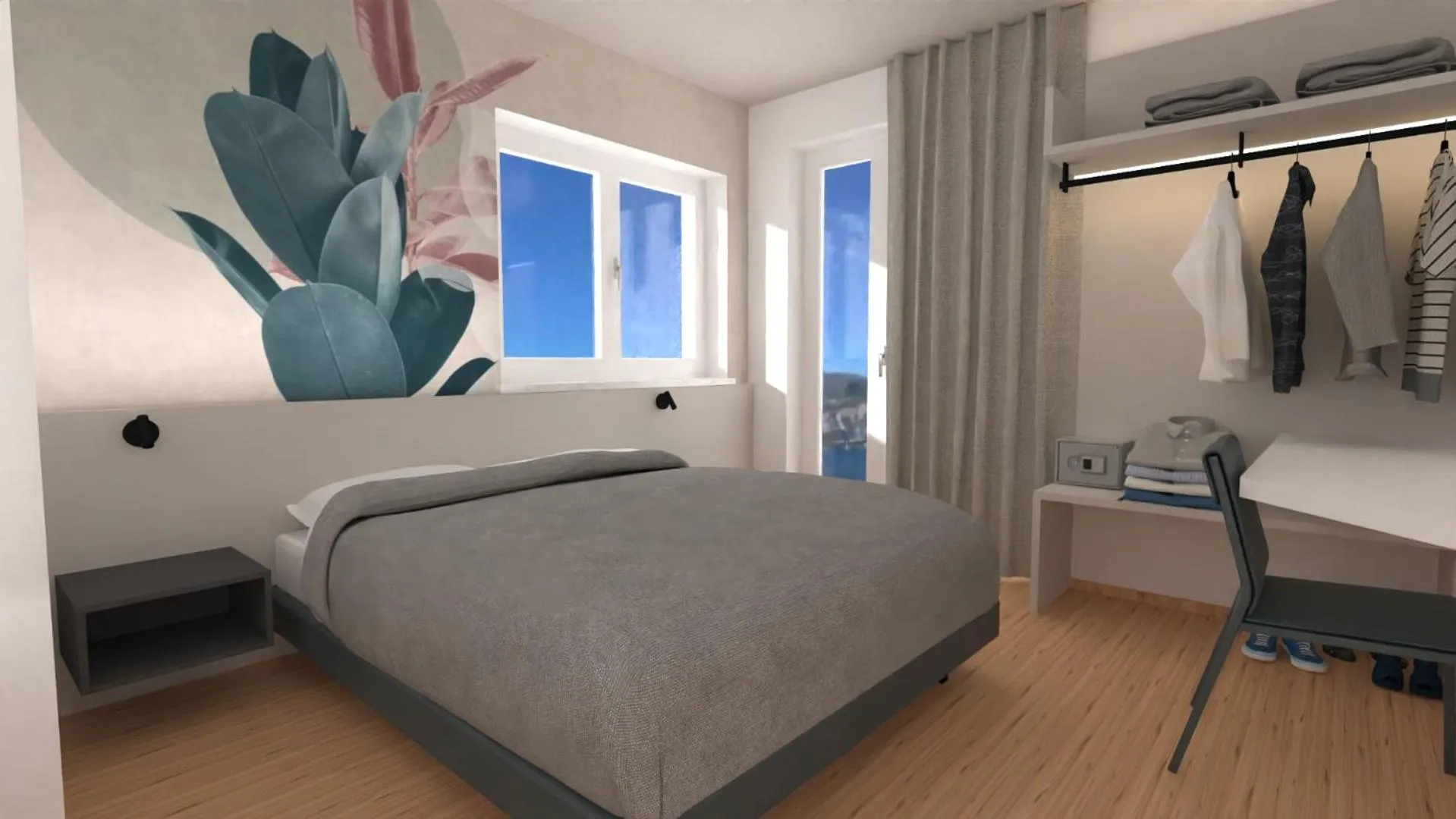 Bedroom in Hotel Casa Marinella