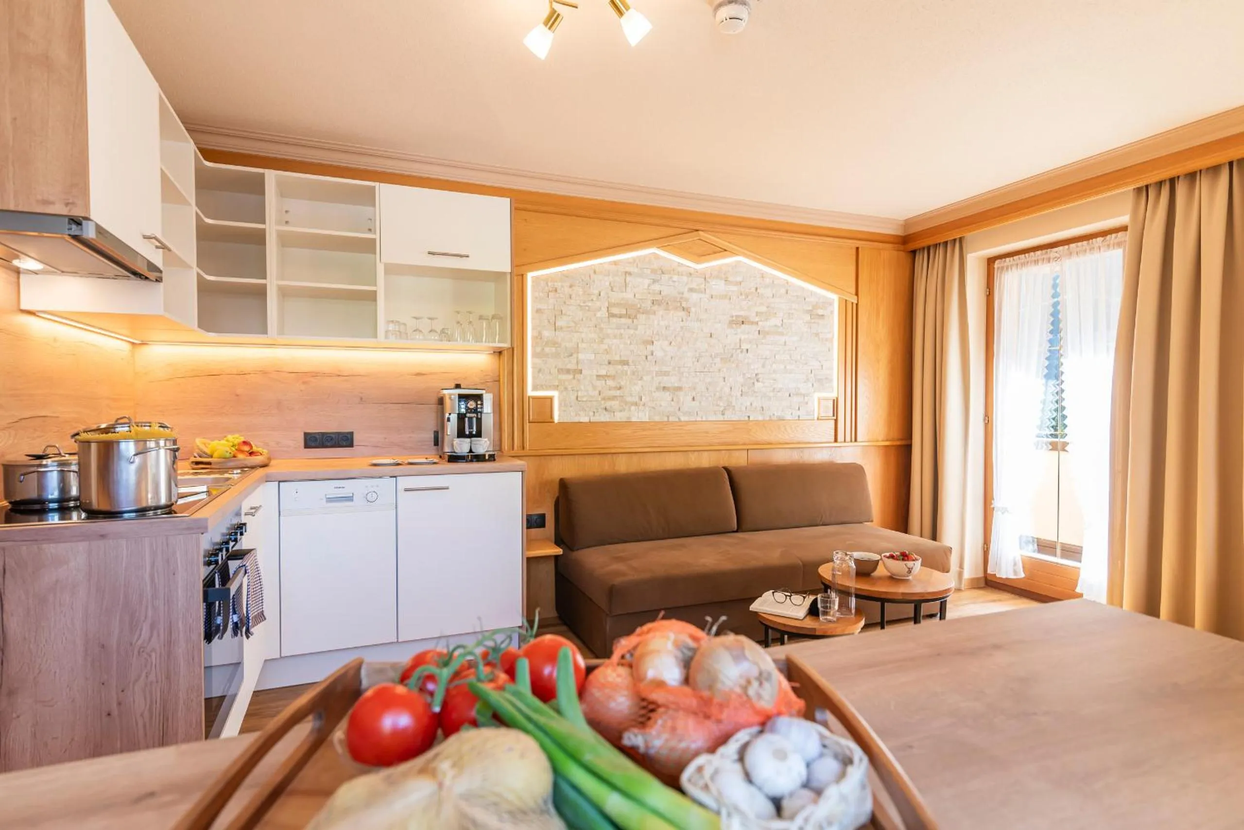 kitchen in Hotel Garni Apart TINA