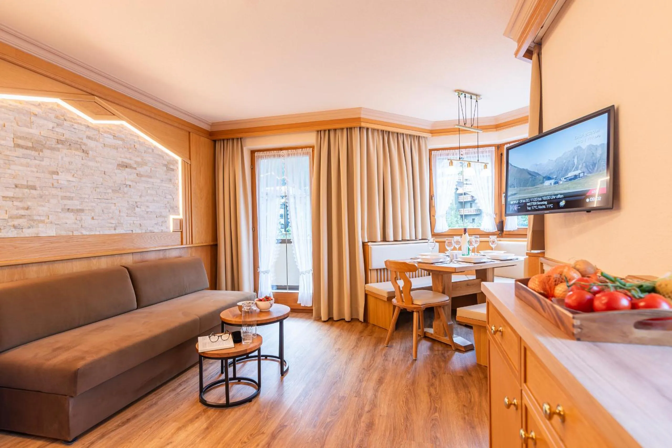 kitchen in Hotel Garni Apart TINA