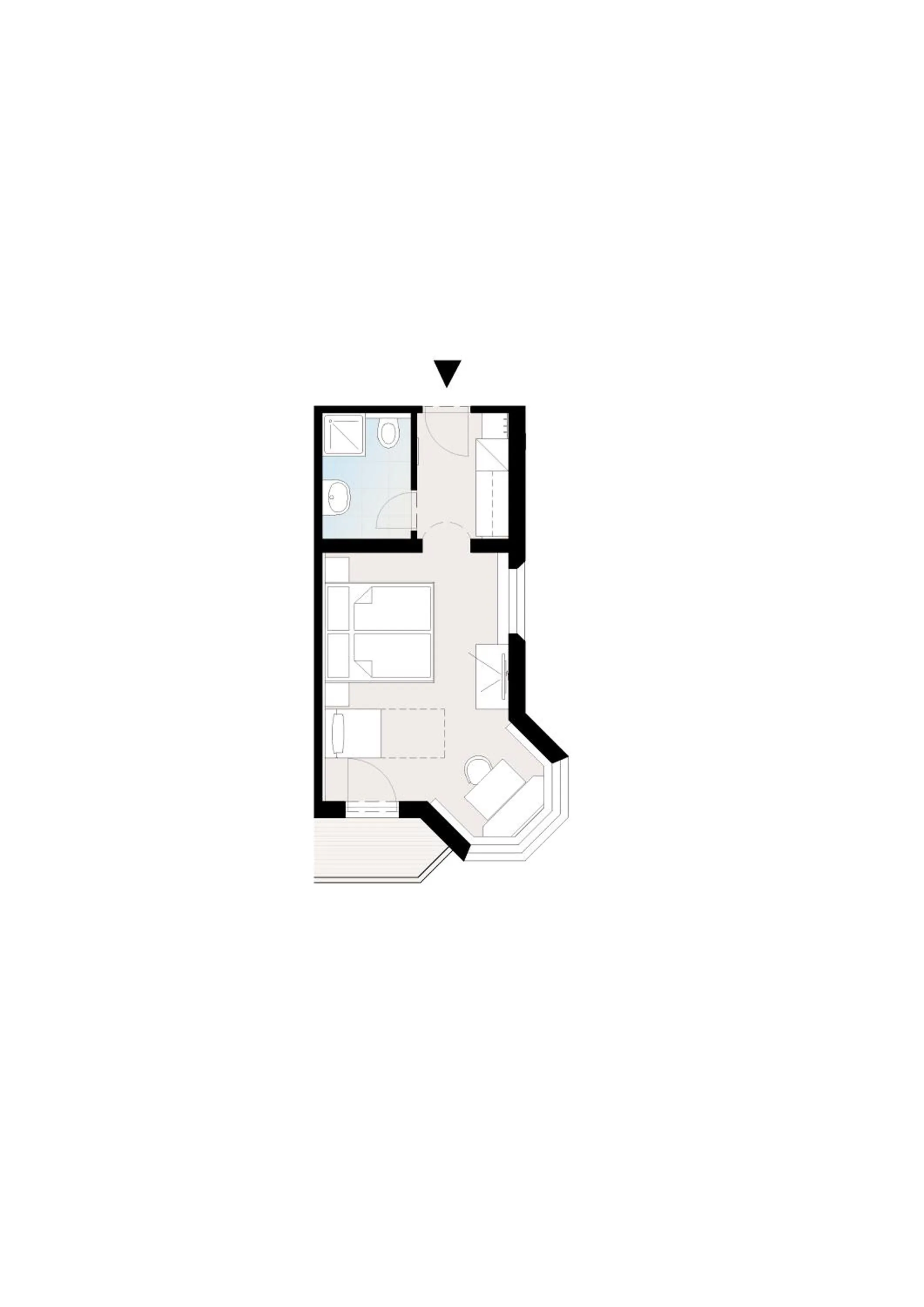 Floor plan in Hotel Garni Apart TINA