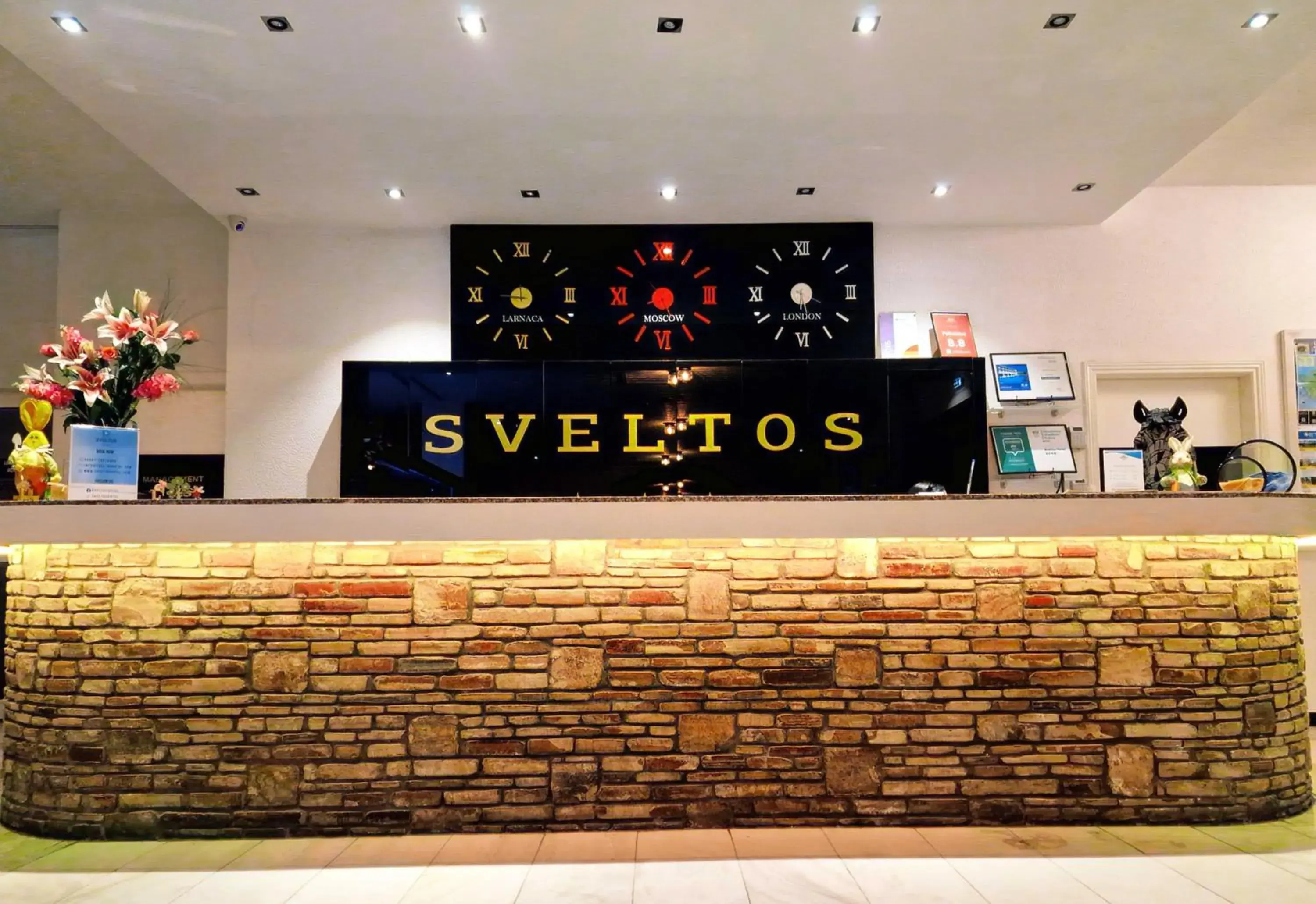 Property logo or sign in Sveltos Hotel Property logo or sign in Sveltos Hotel