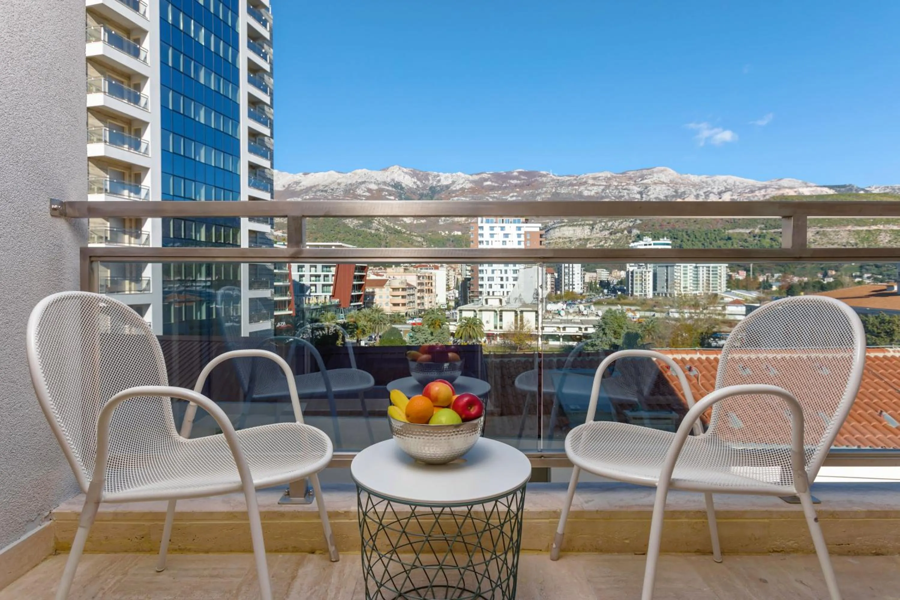 Balcony/Terrace in Apartments Krug