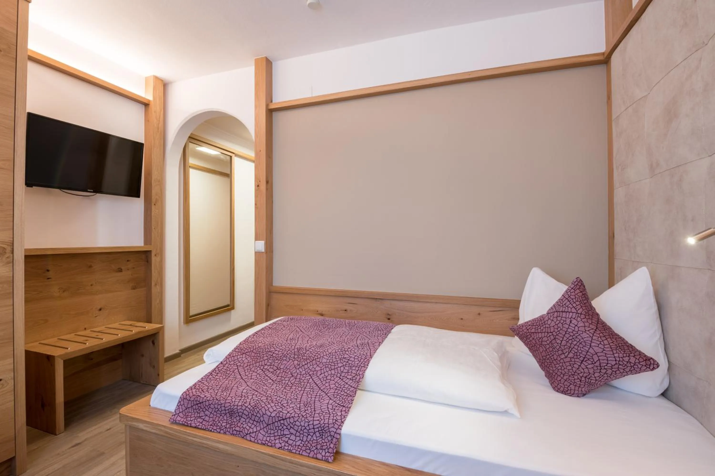 Bed in Posthotel Lamm