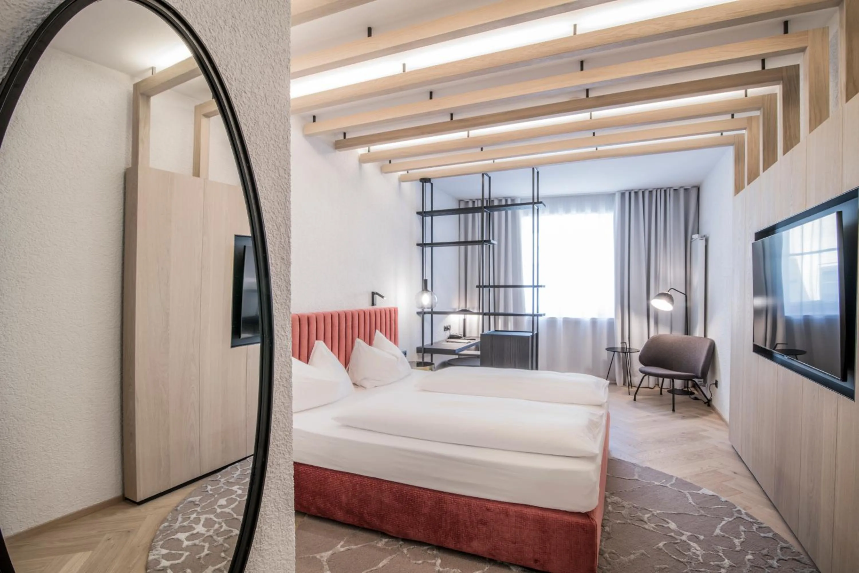 Bed in Posthotel Lamm