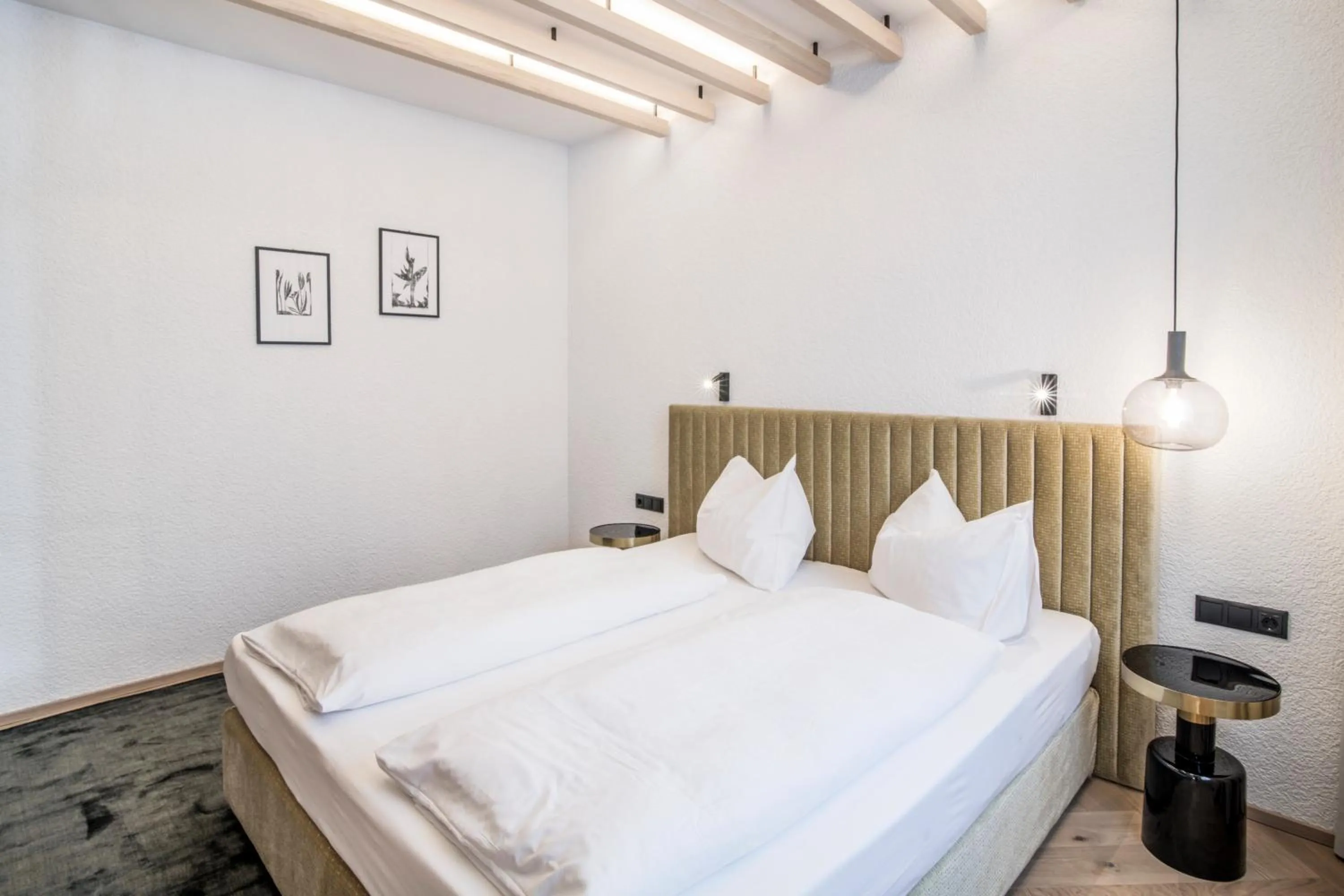 Bed in Posthotel Lamm