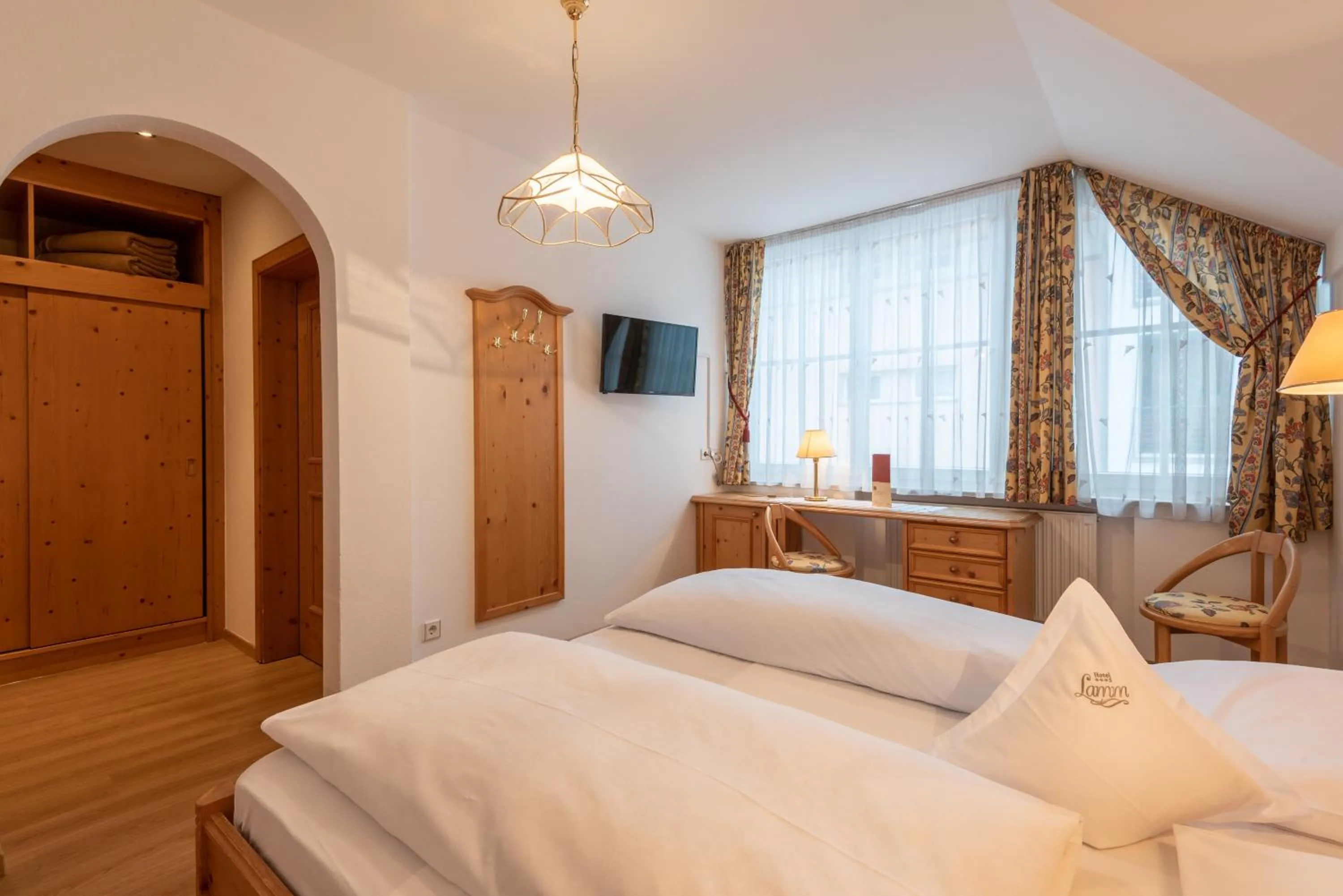 Bed in Posthotel Lamm