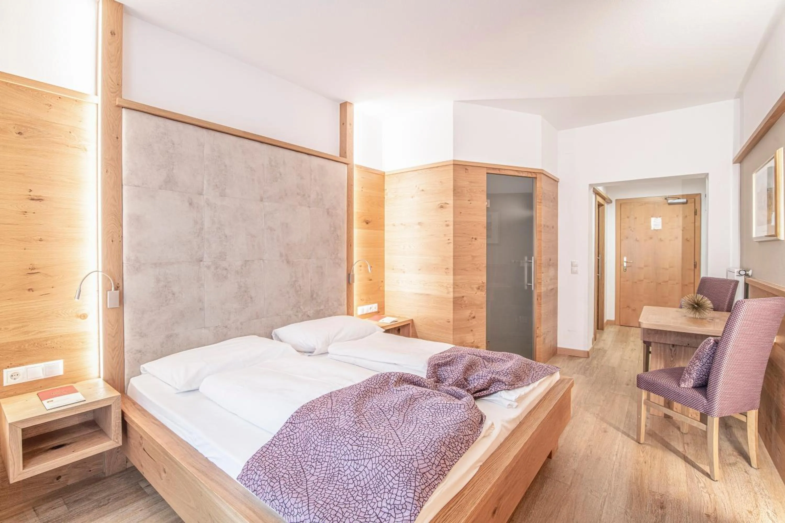 Bed in Posthotel Lamm