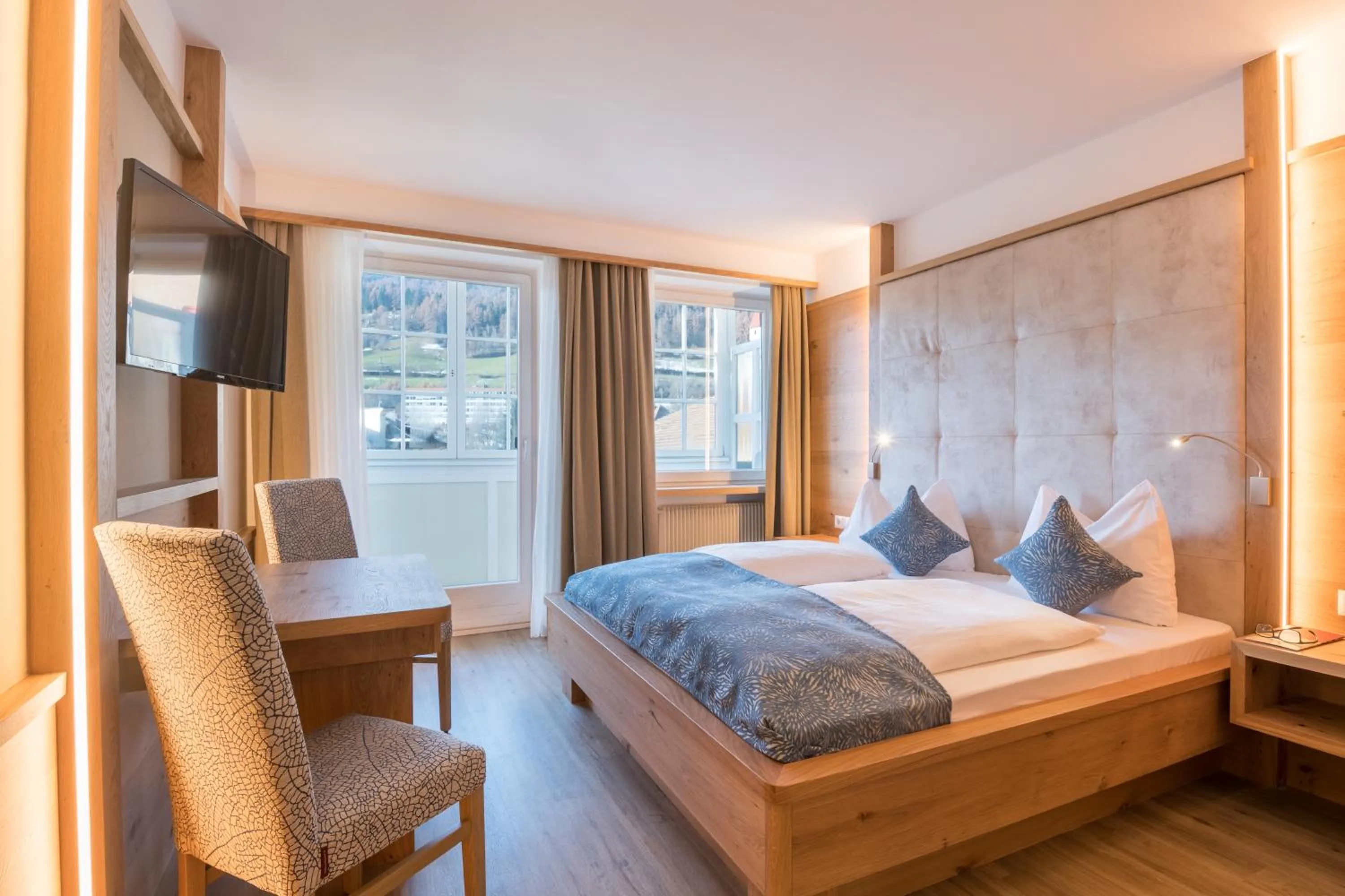 Bed in Posthotel Lamm