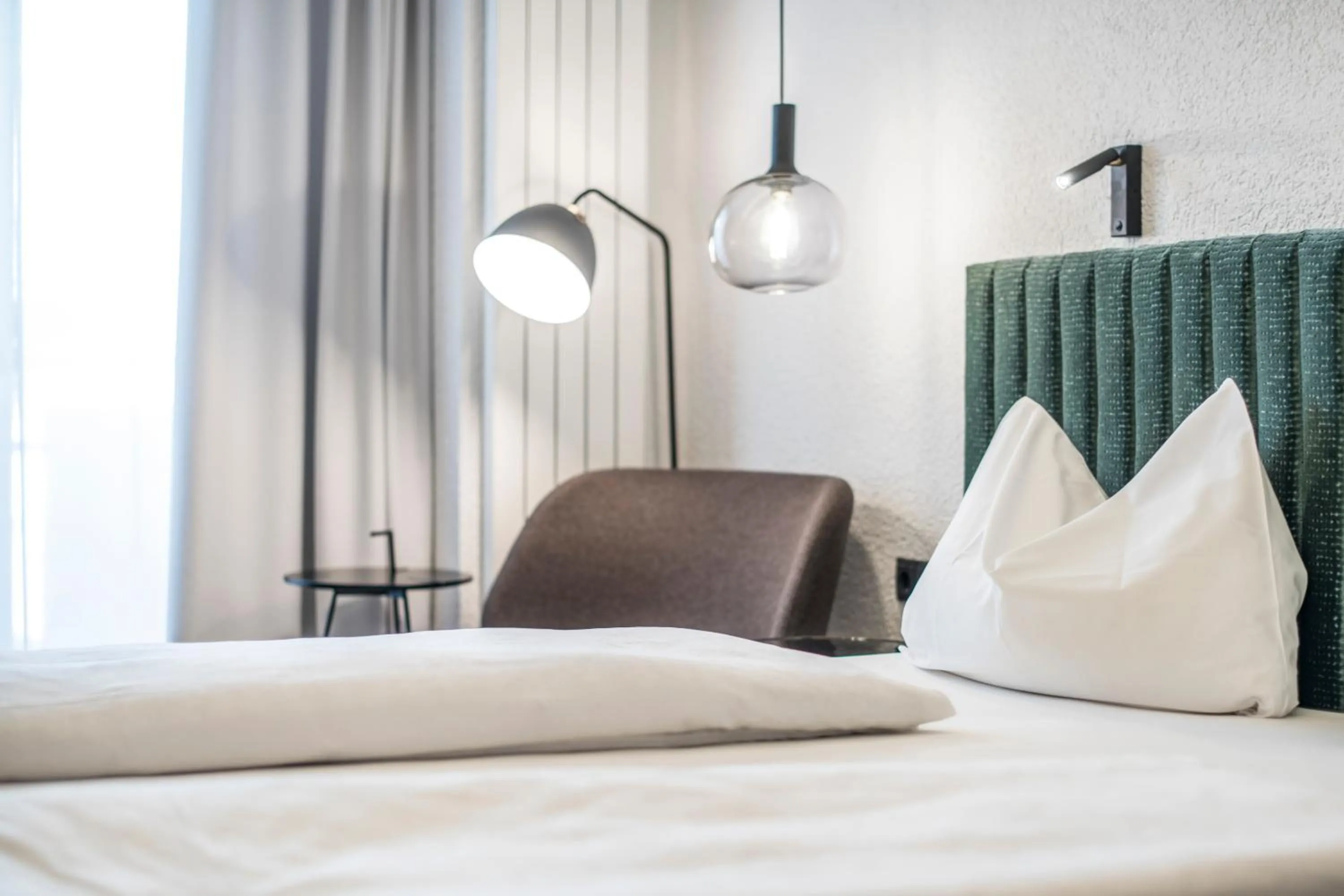 Bed in Posthotel Lamm